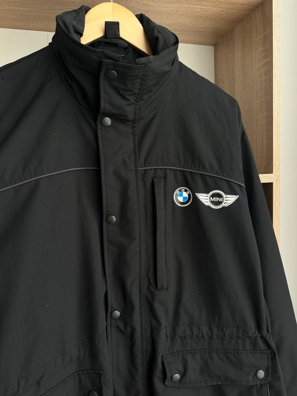 BMW × Vintage Vintage BMW MINI Cooper Black Big Logo Jacket Size US L / EU 52-54 / 3 - 10 Thumbnail