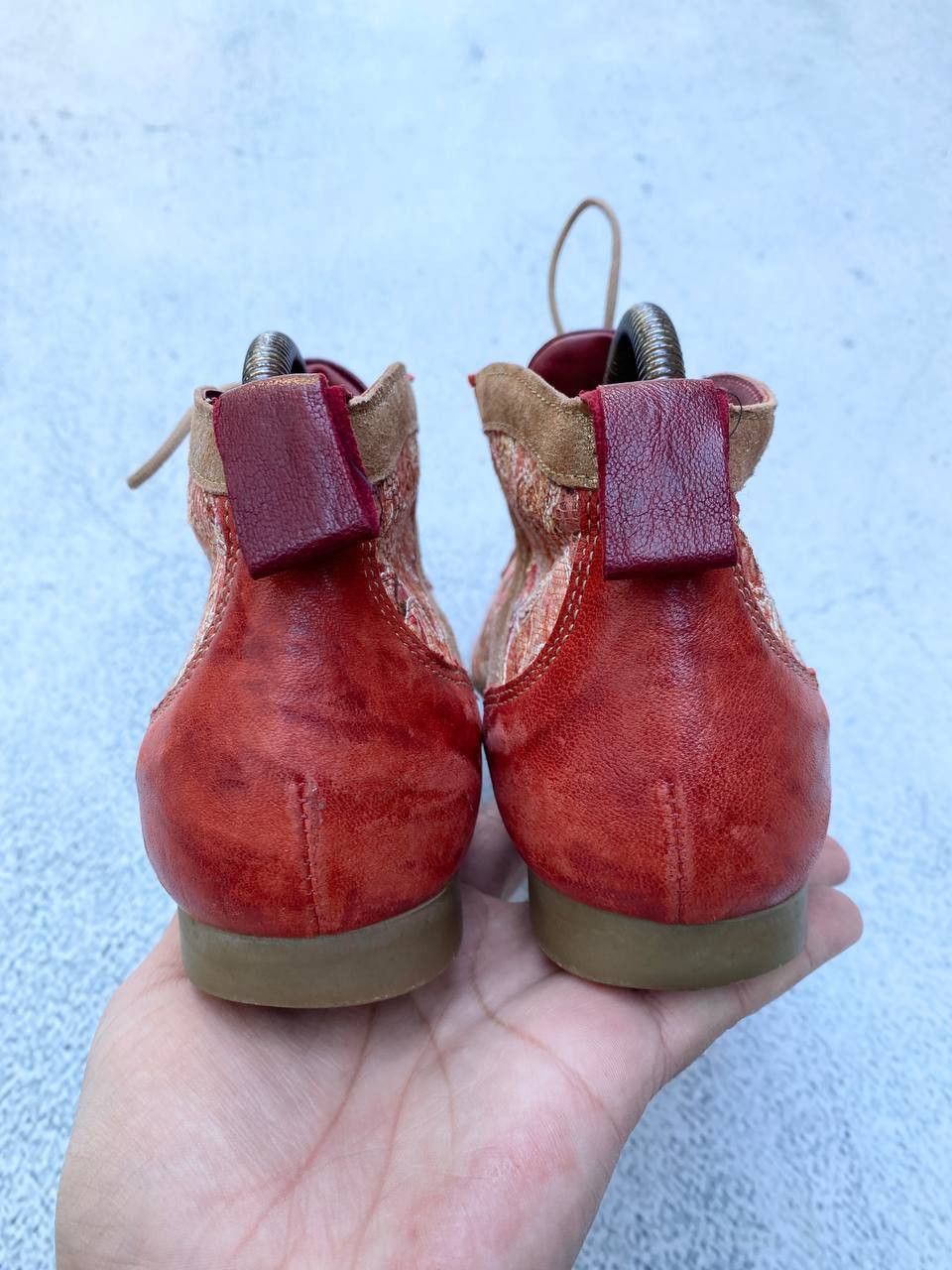 Other Vintage As 98 Balenciaga style Faded Cowboy Biker High Boots Size US 8.5 / IT 38.5 - 10 Thumbnail