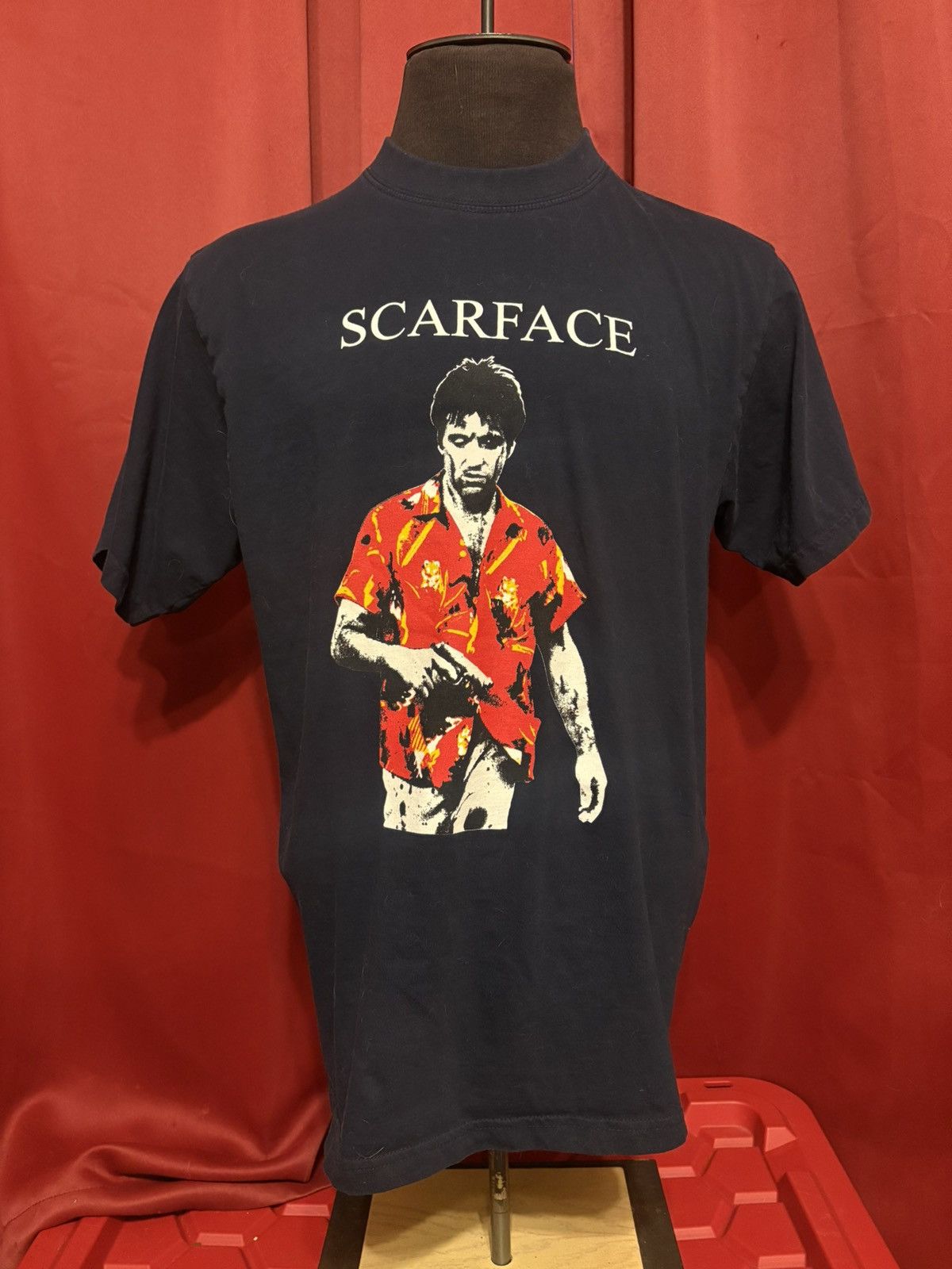 Vintage Vintage ScarFace Movie Tshirt Y2K Tony Montana Movie Tee Size US XL / EU 56 / 4 - 1 Thumbnail