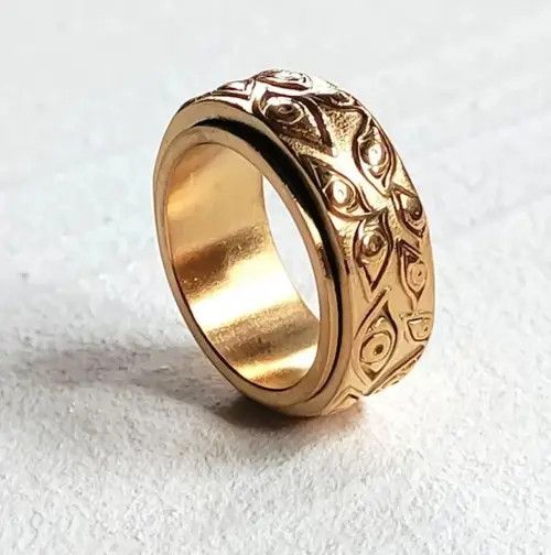 Designer Eye of Illusion Rotation Ring Size ONE SIZE - 2 Thumbnail