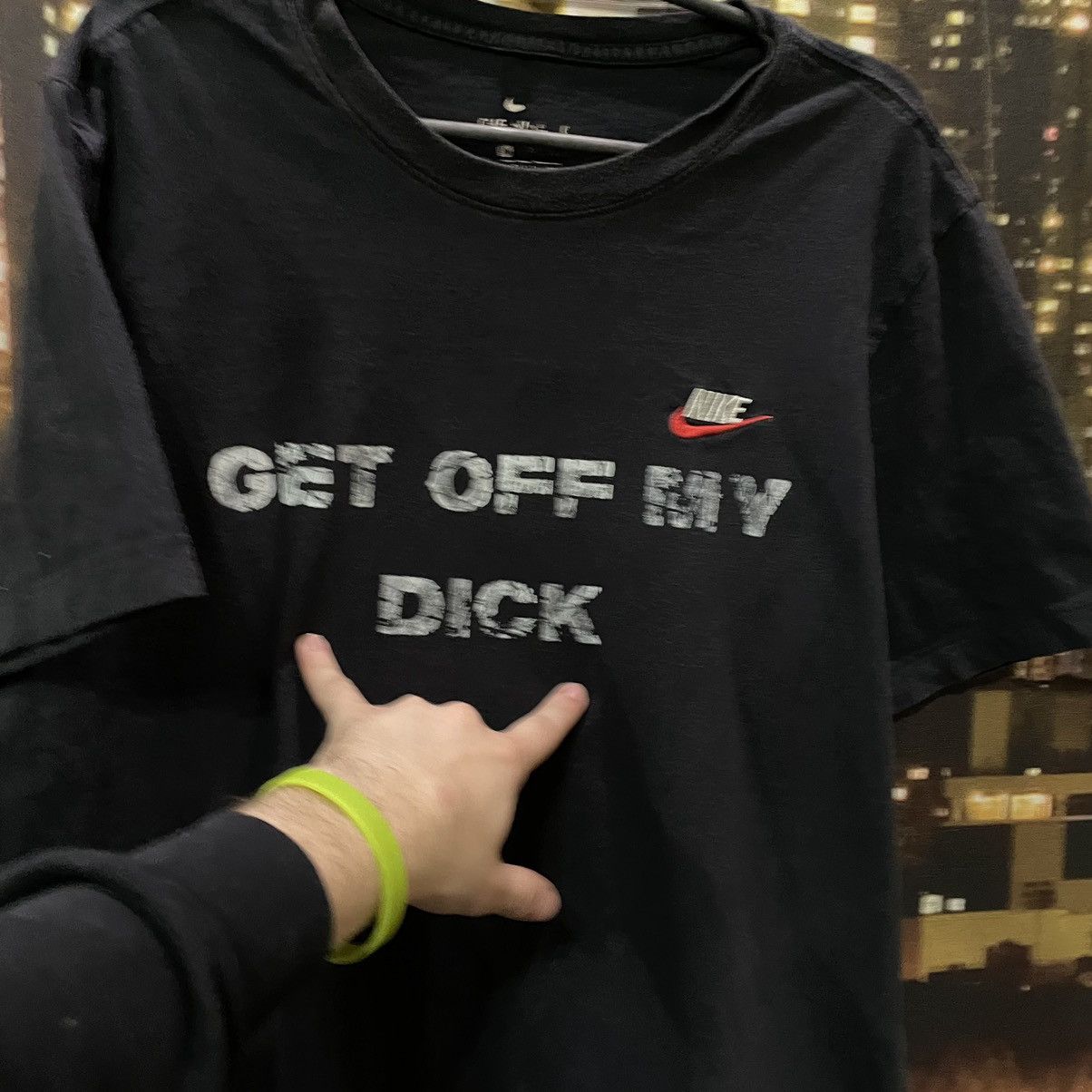 Vintage Vintage 90s Nike Graphic Tee Streetwear Oversized Black XL Size US XL / EU 56 / 4 - 5 Thumbnail