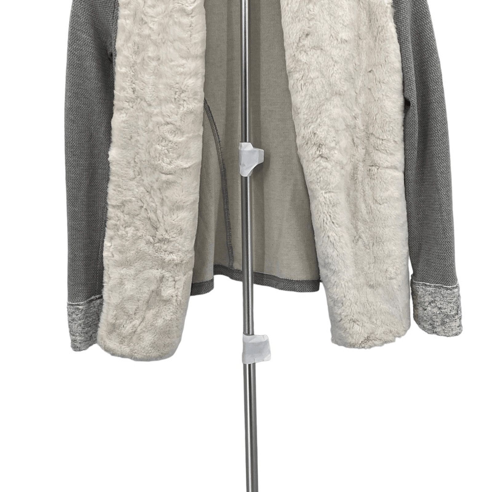 Anthropologie Saturday Sunday Faux Fur Trim Open Cardigan Jacket Size S Size S / US 4 / IT 40 - 5 Thumbnail