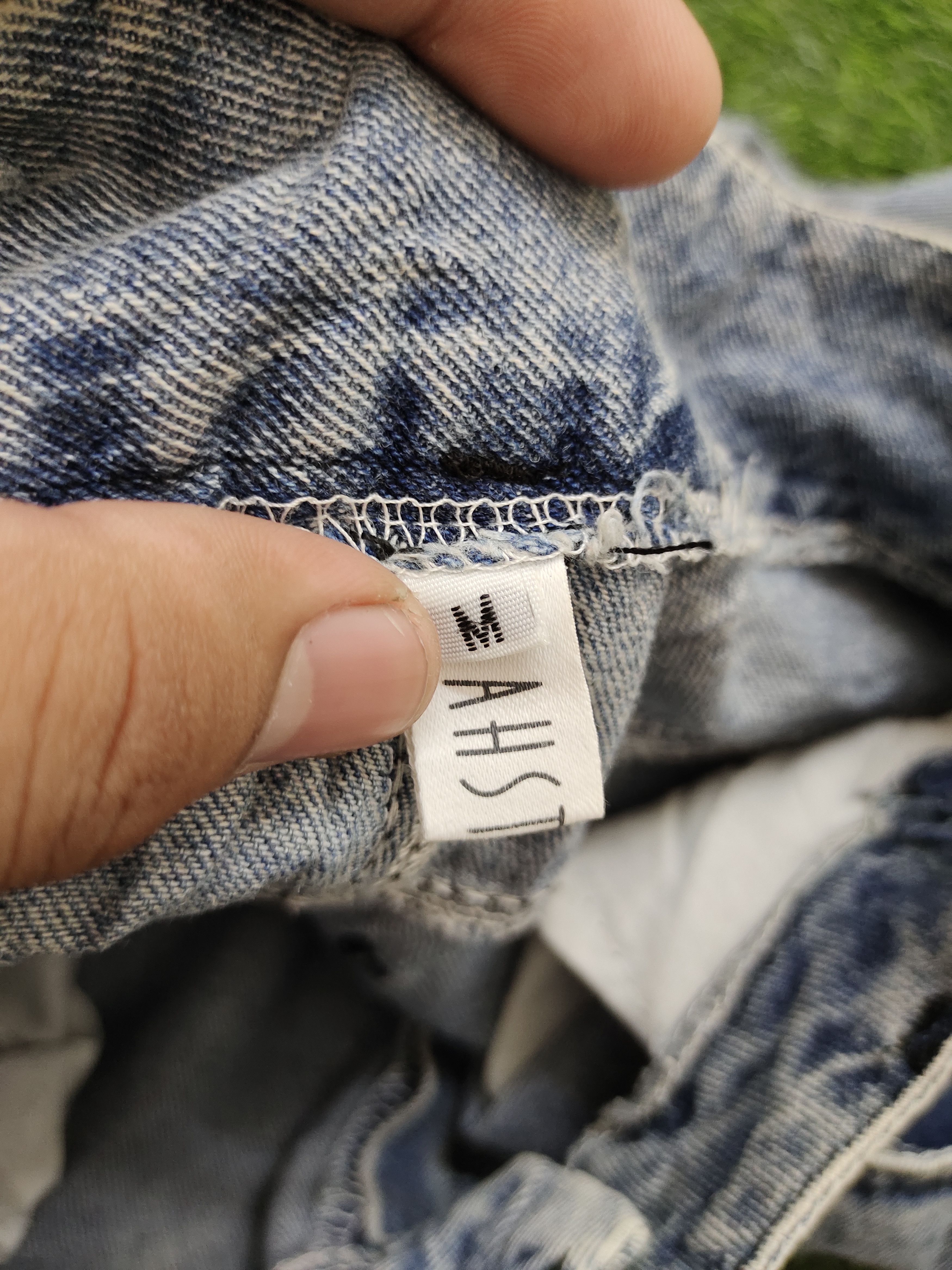 Hysteric Glamour Ahstudio Light Wash Bondage Punk Baggy Denim Pants Size US 28 / EU 44 - 16 Thumbnail