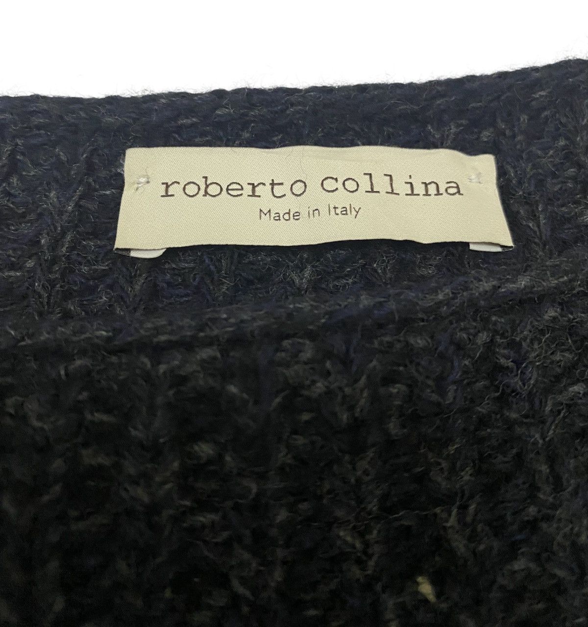 Aran Isles Knitwear × Roberto Collina Roberto Collina Angora Crewneck Cable Knit Sweater (C3) Size US M / EU 48-50 / 2 - 4 Thumbnail
