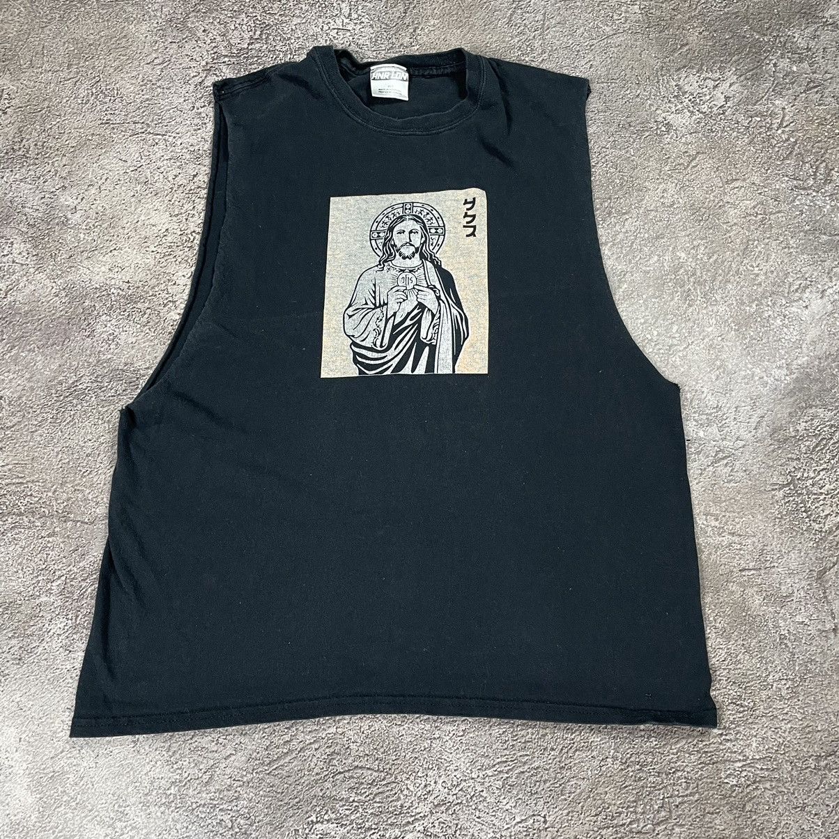 Band Tees Vintage Y2K Religion Dead Face 666 Devil Creepy Horror Tee Size US S / EU 44-46 / 1 - 2 Thumbnail