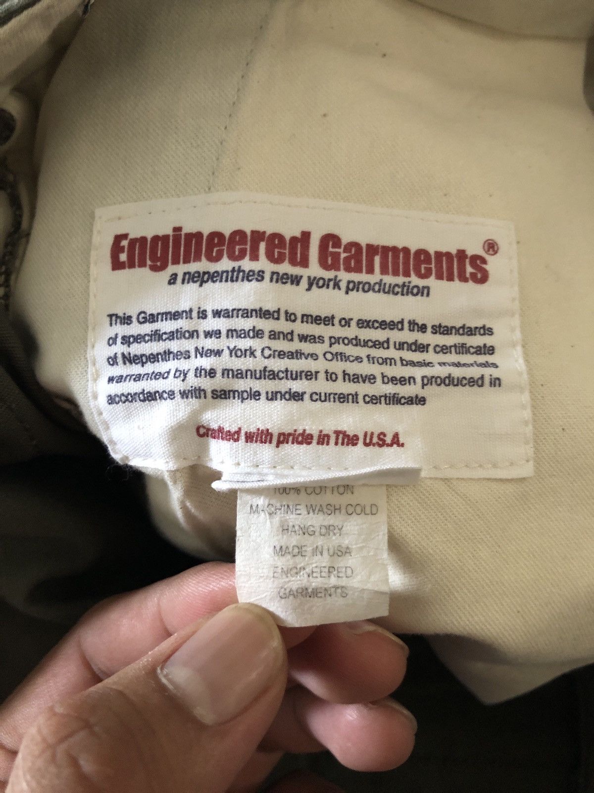 Nepenthes ENGINEERED GARMENT NEPENTHES NY RIPSTOP ARMY STYLE PANT Size US 34 / EU 50 - 9 Thumbnail