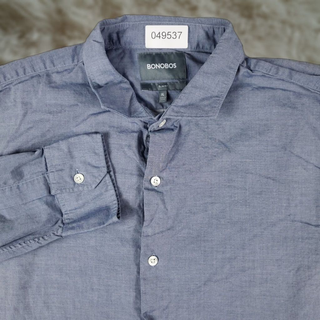 Bonobos Bonobos Shirt Mens Size XL Blue Button-Up Long Sleeve Casual Size US XL / EU 56 / 4 - 1 Thumbnail