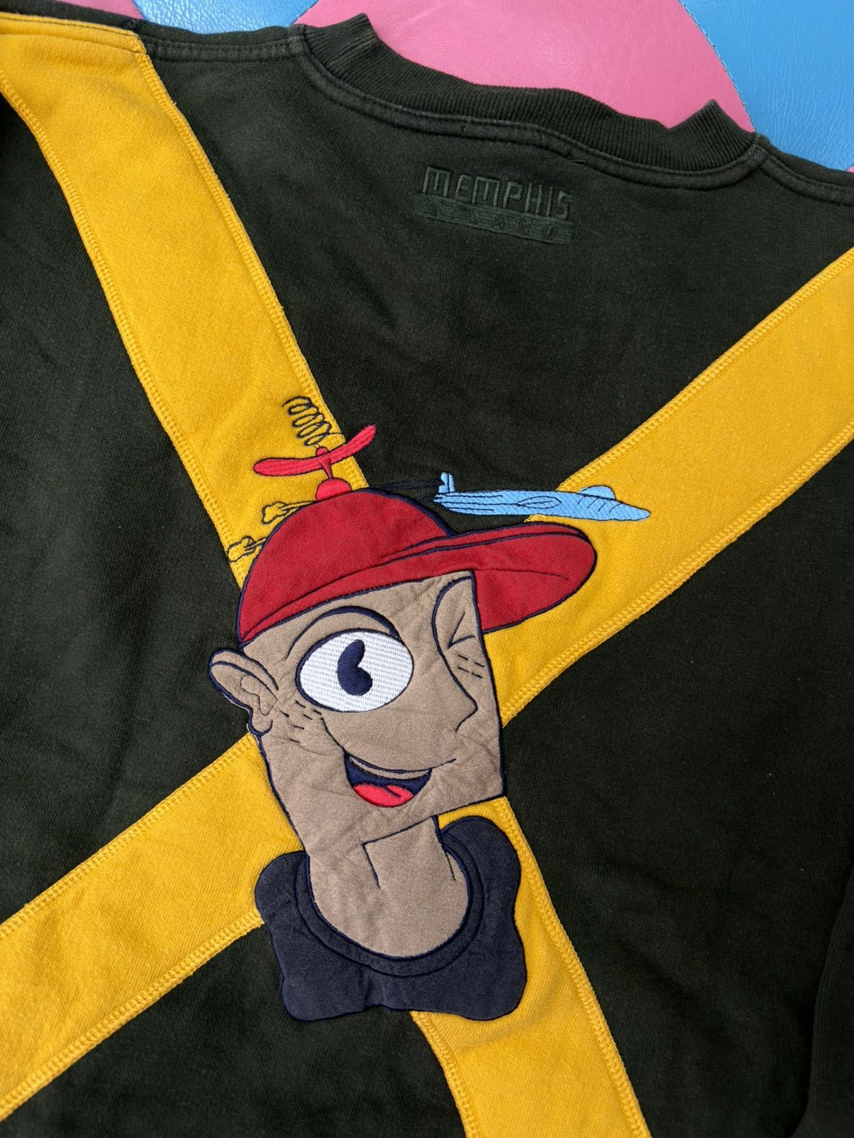 Vintage Memphis milano 80s sweatshirt rare y2k Size US L / EU 52-54 / 3 - 7 Thumbnail
