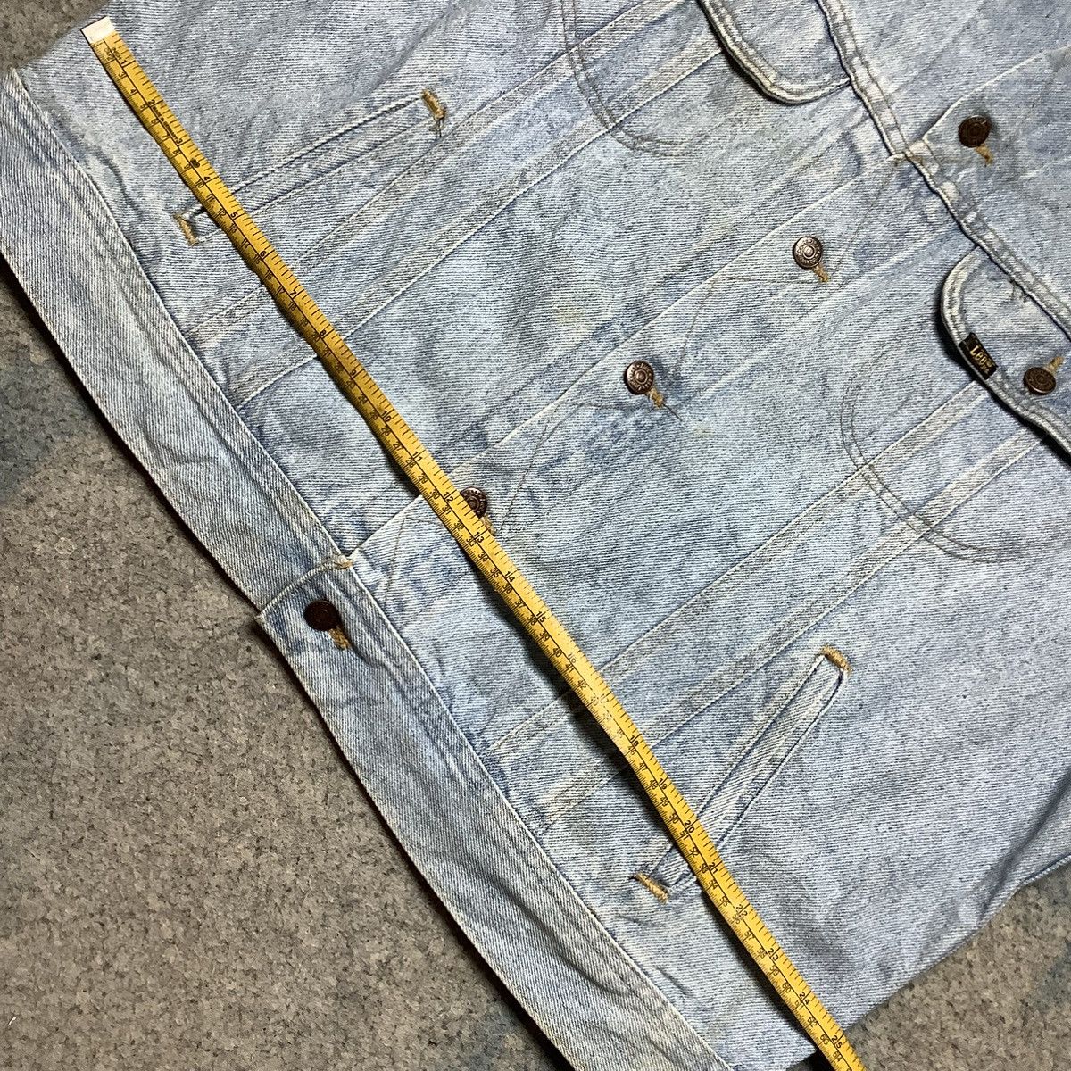 Lee × Vintage 90s Vintage Lee Blue Denim Jacket Size US XL / EU 56 / 4 - 16 Thumbnail