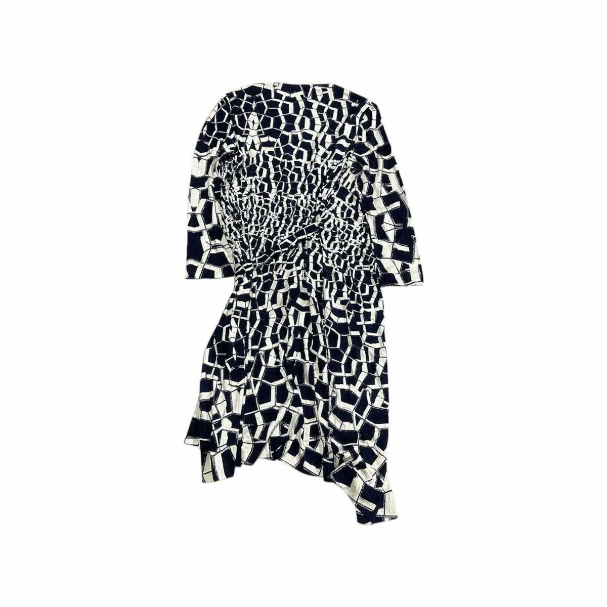 Diane von Furstenberg 🔥Rare Diane Von Furstenberg Wrap Dress Silk Abstract Size XS / US 0-2 / IT 36-38 - 6 Thumbnail