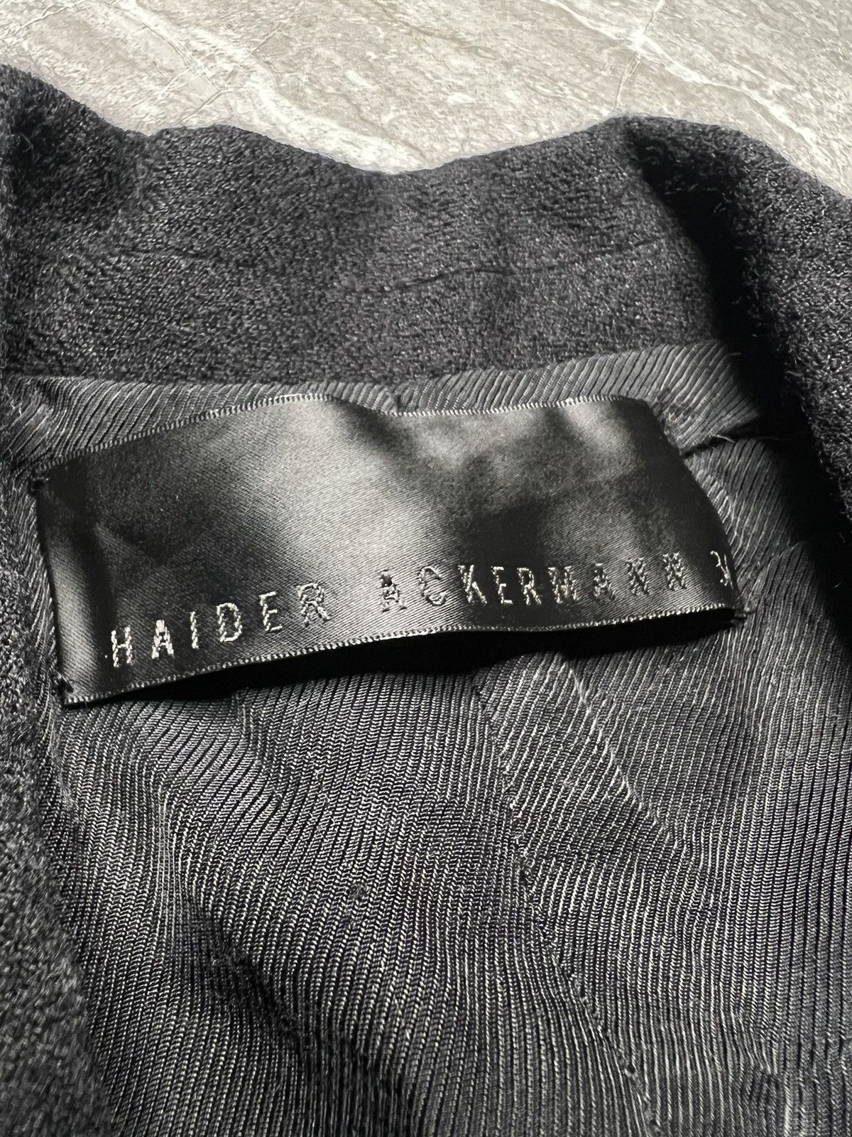 Haider Ackermann Haider Ackermann Single Button Cropped Blazer Size XXS / US 00 / IT 34 - 5 Thumbnail