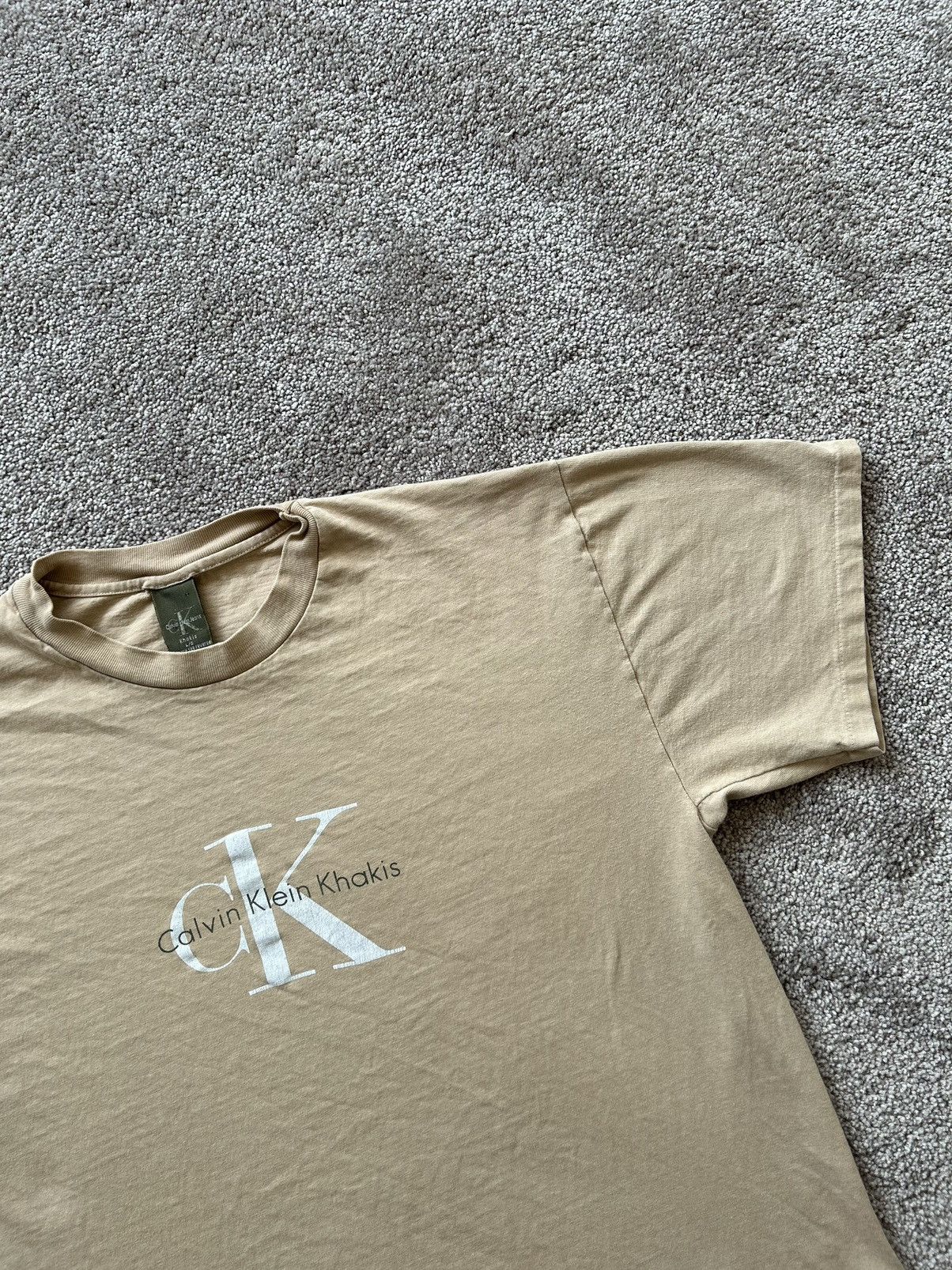 Calvin Klein × Vintage Vintage Calvin Klein Jeans box Logo Tee Size US M / EU 48-50 / 2 - 2 Thumbnail
