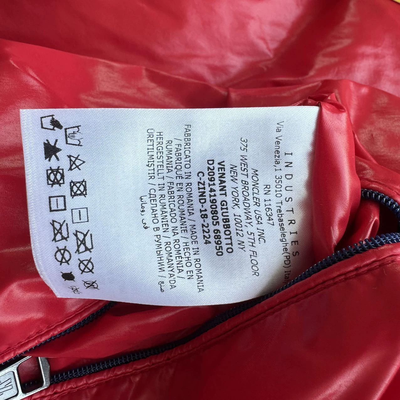 Moncler Moncler 95 New Red/Blue Inner Puffer Jacket Size 5 Size US XXL / EU 58 / 5 - 5 Thumbnail