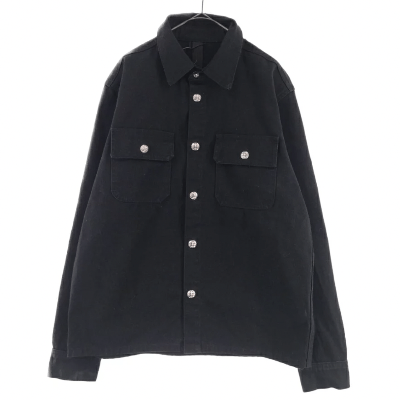 image of Chrome Hearts Work Dog Jacket in Black, Men's (Size Medium)