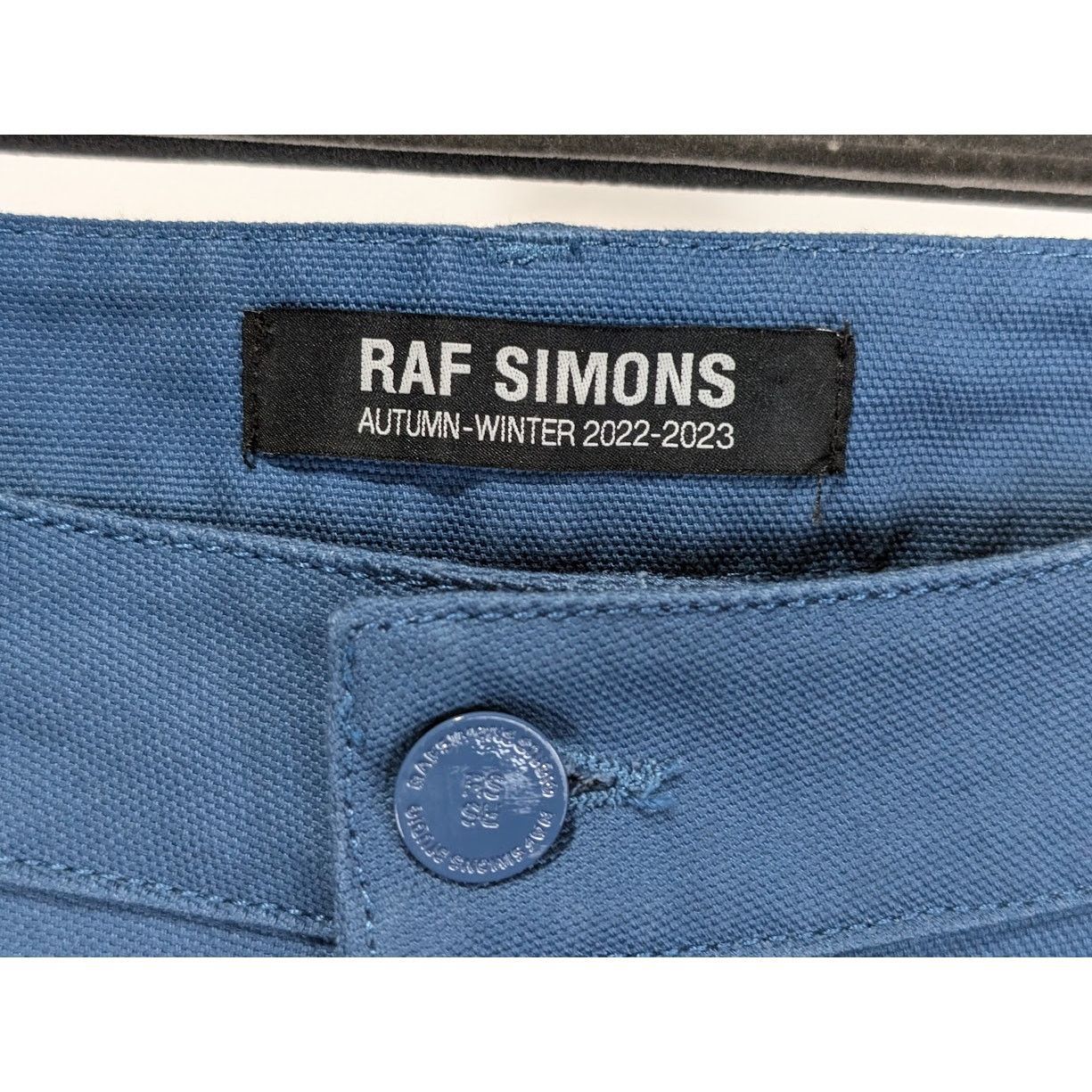Raf Simons o1rshd1 Wide Fit Denim Workwear Pant in Blue Size US 36 / EU 52 - 10 Thumbnail
