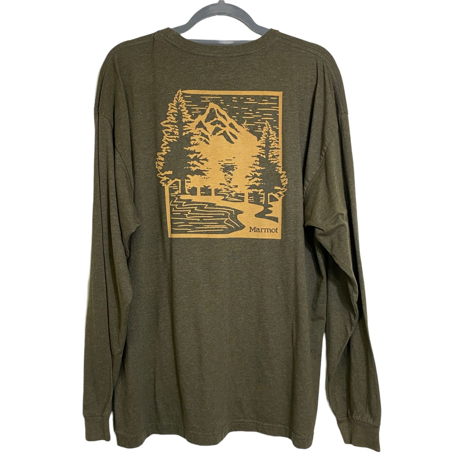 Marmot Marmot Mens Size XL Graphic Print Long Sleeve T Shirt Size US XL / EU 56 / 4 - 7 Thumbnail