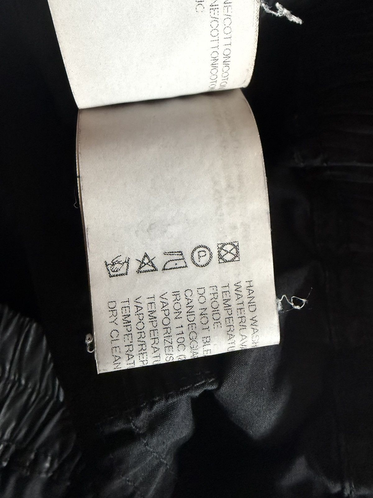 Rick Owens Drkshdw Rick Owens Drkshdw Black Waxed Creatch Cargo Pant SS15 Size US 30 / EU 46 - 9 Thumbnail