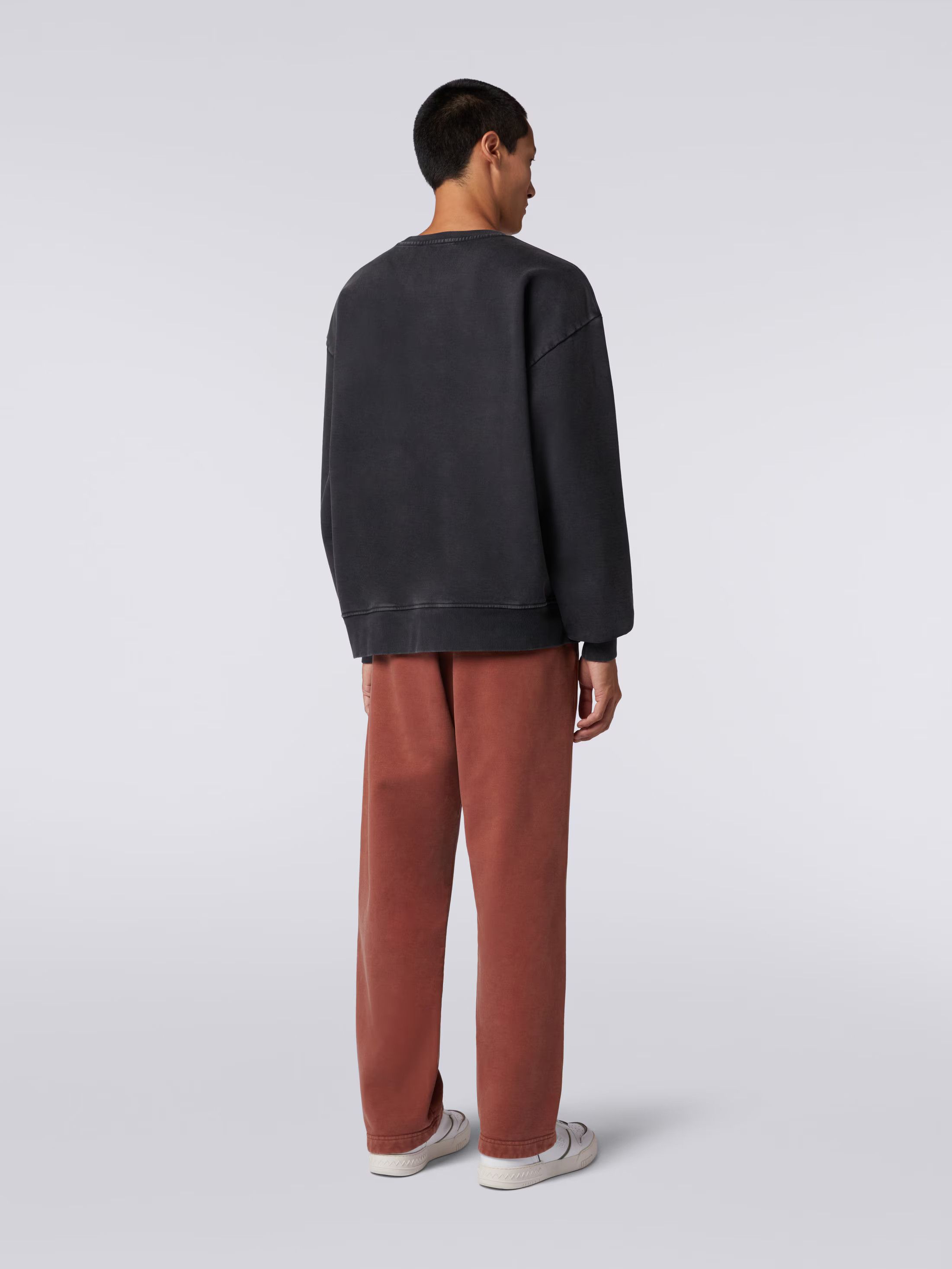 Missoni o1mle1025 Logo knit Sweatpants & Joggers in Rust Brown Size US 38 / EU 54 - 4 Thumbnail