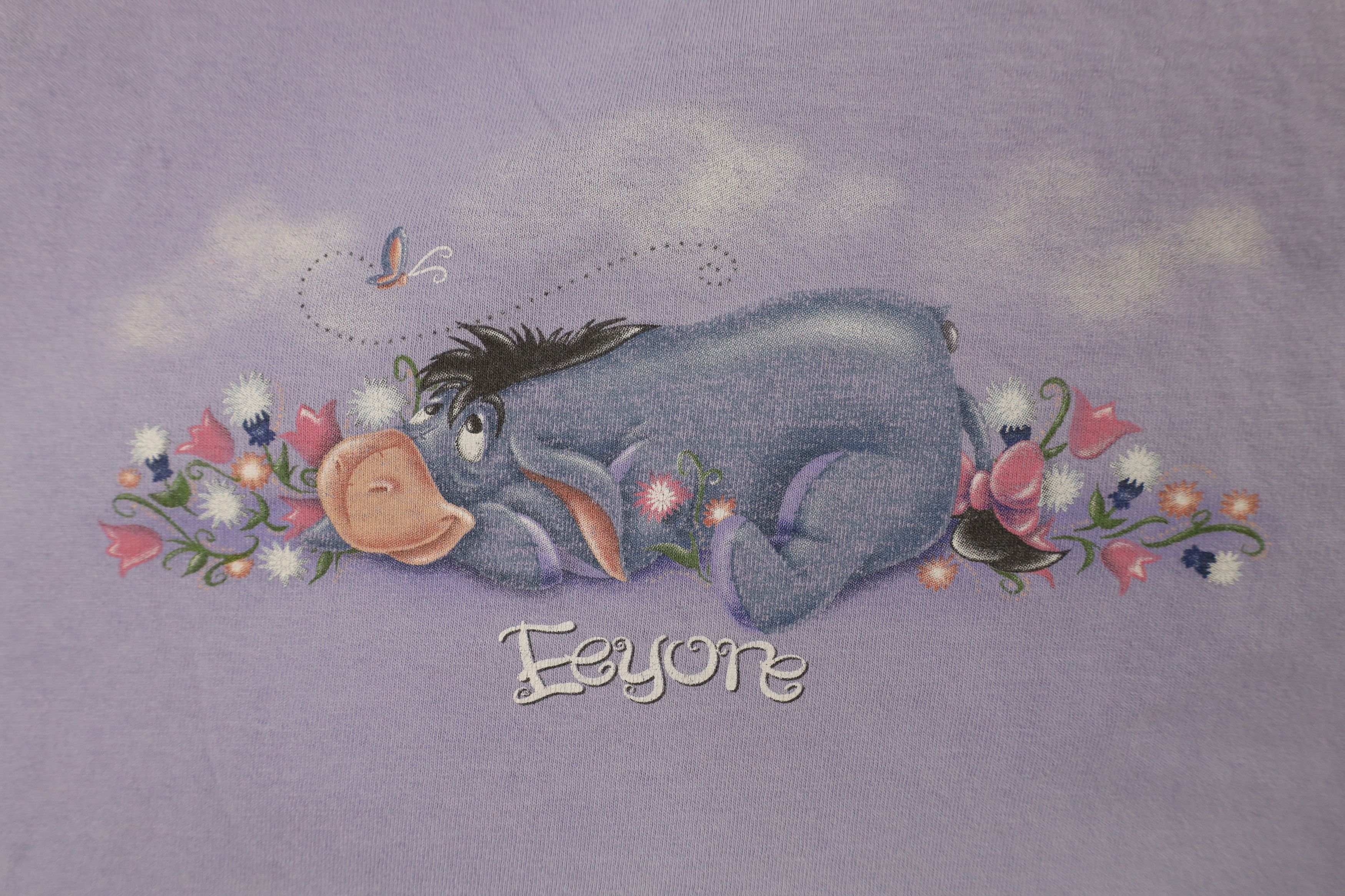 Disney × Vintage Vintage 90s Disney Winnie the Pooh Eeyore T-Shirt USA Size M / US 6-8 / IT 42-44 - 4 Thumbnail