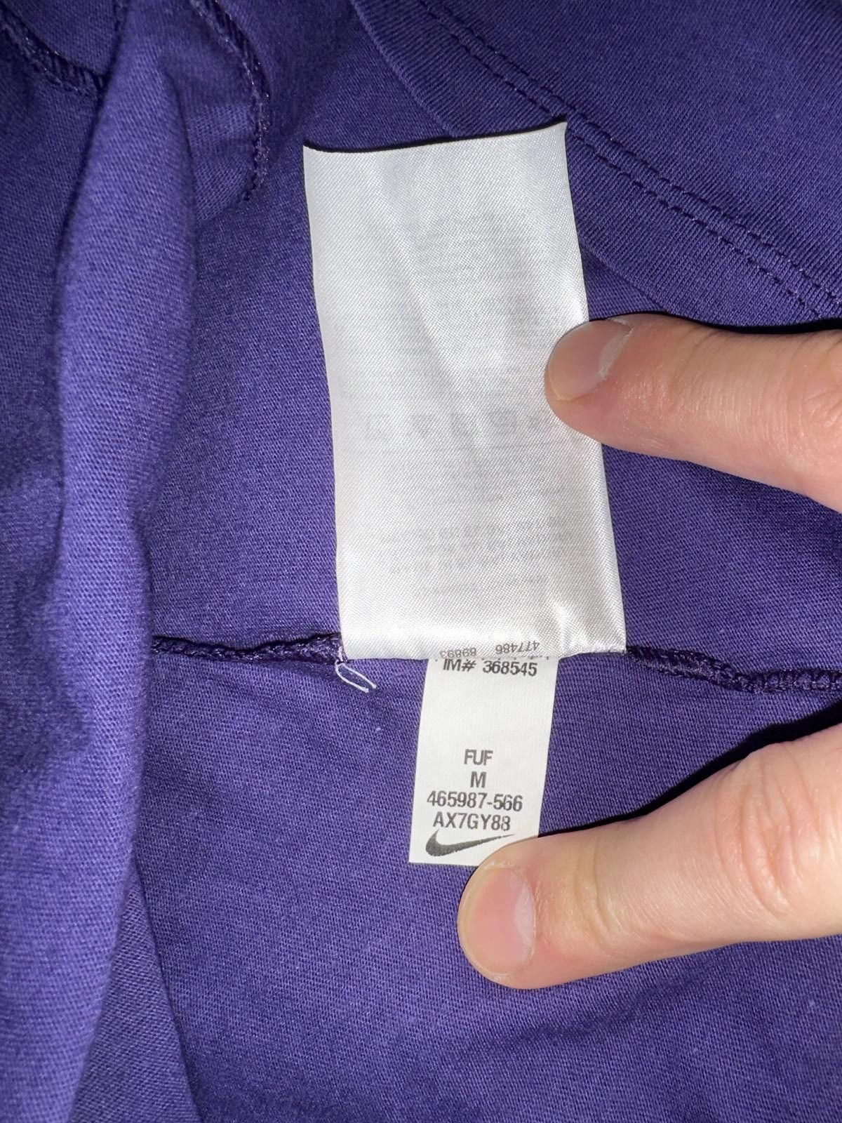 Nike Nike Women’s Baltimore Ravens Logo Athletic Lean Purple T-Shirt Size M / US 6-8 / IT 42-44 - 6 Thumbnail