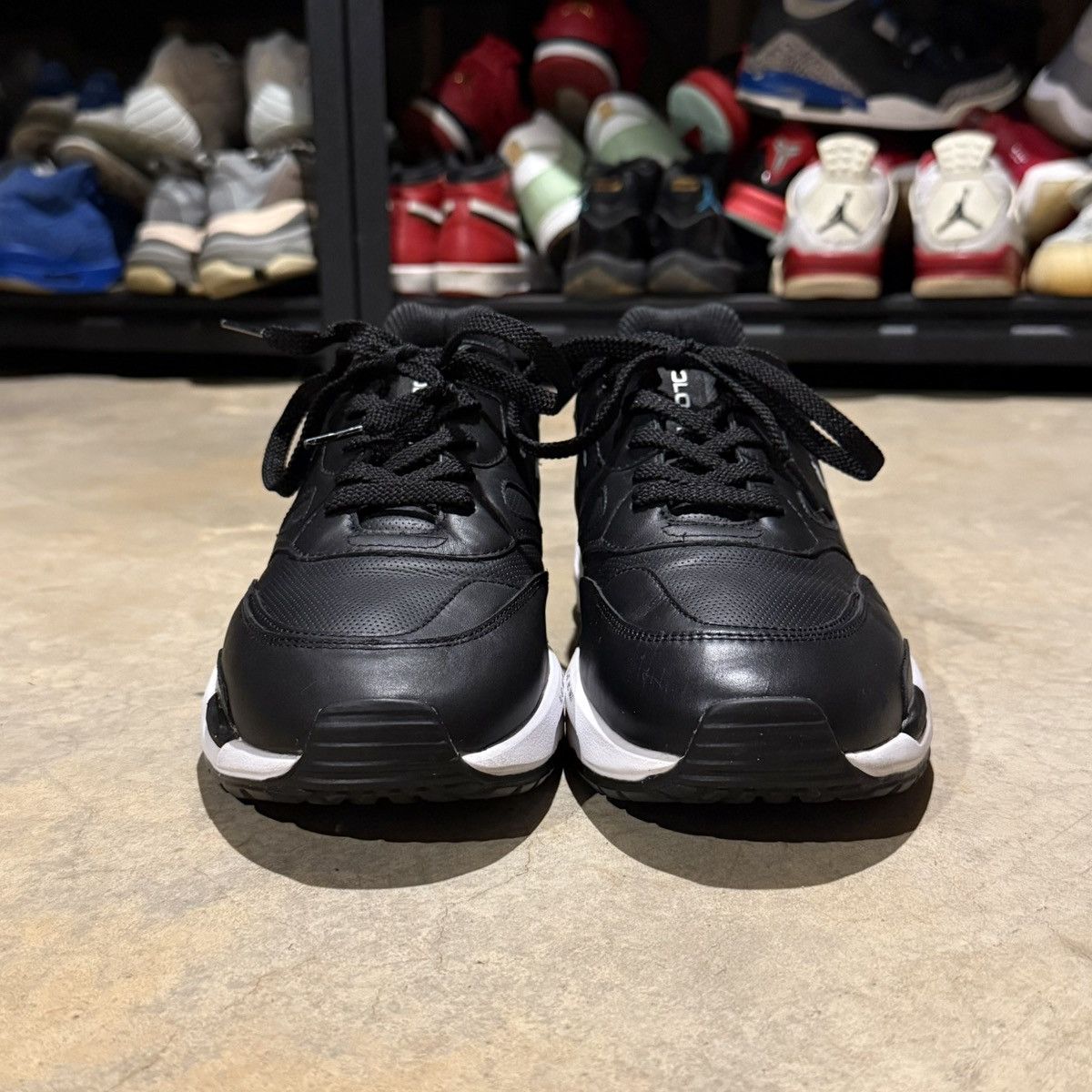 Polo Ralph Lauren Polo Ralph Lauren Pony Black Leather Jogger Sneakers US 10.5 Size US 10.5 / EU 43-44 - 5 Thumbnail