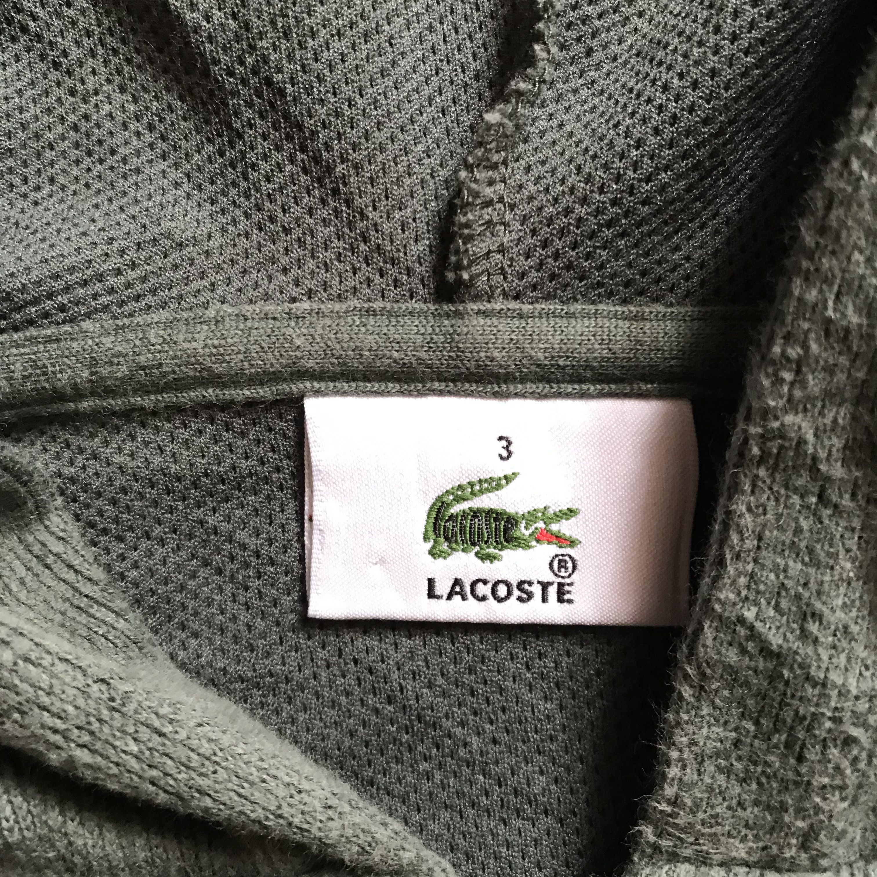 Lacoste Vintage Lacoste Half Zipper Hoodie Size US M / EU 48-50 / 2 - 6 Thumbnail