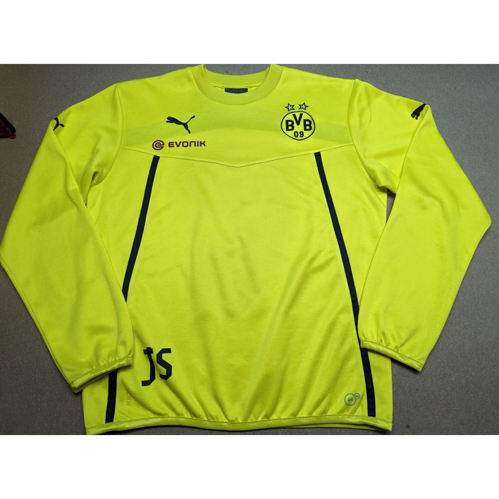 Puma Puma Dortmund 2013-2014 Mens Jacket Small Staff Issue Training Shirt Jersey Quick Dry Water Resistant Yellow Activewear Football Mens Size US S / EU 44-46 / 1 - 2 Thumbnail