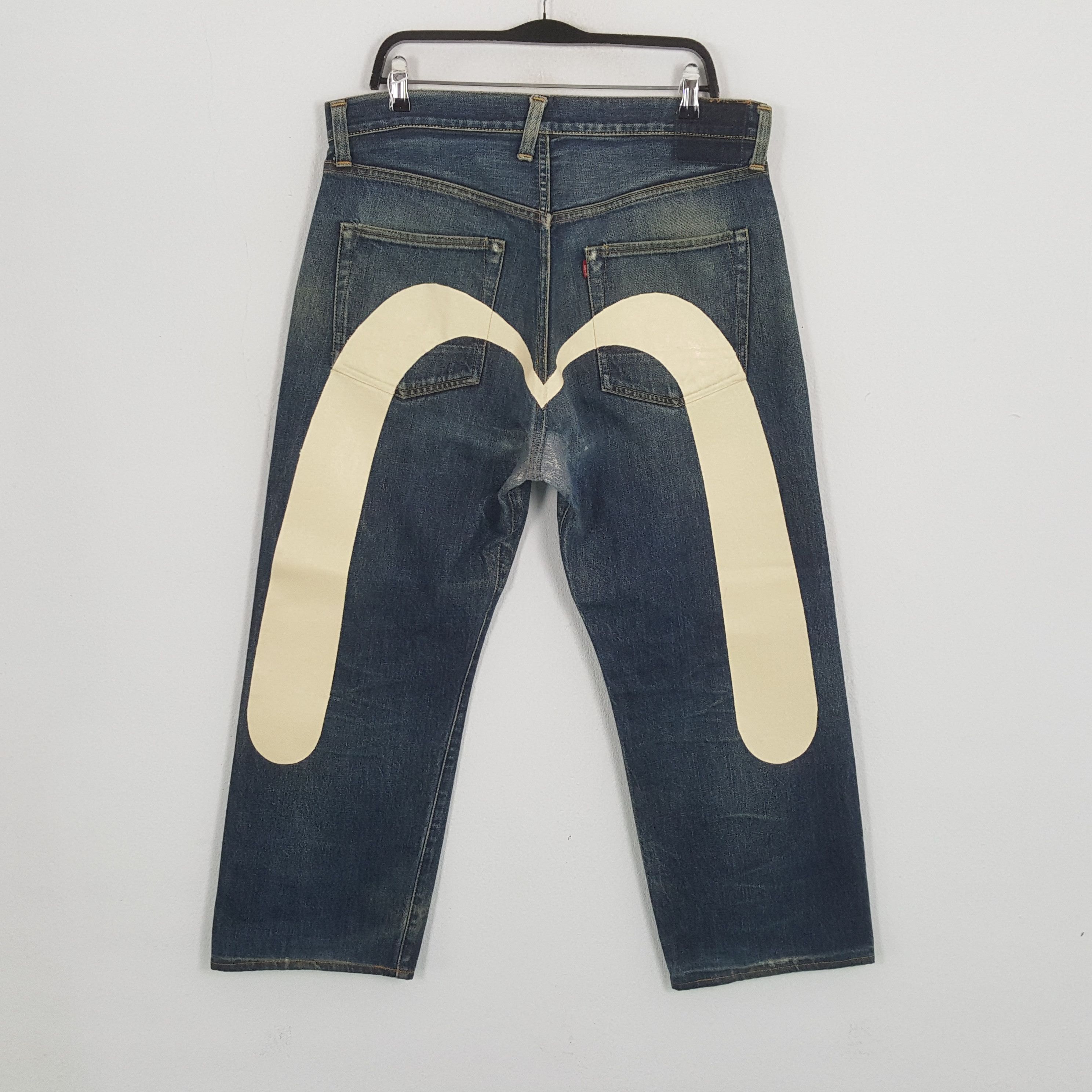 Evisu × Japanese Brand × Vintage EVIS Japanese Brand Streetwear Custom Daicock Jeans Size US 36 / EU 52 - 1 Thumbnail
