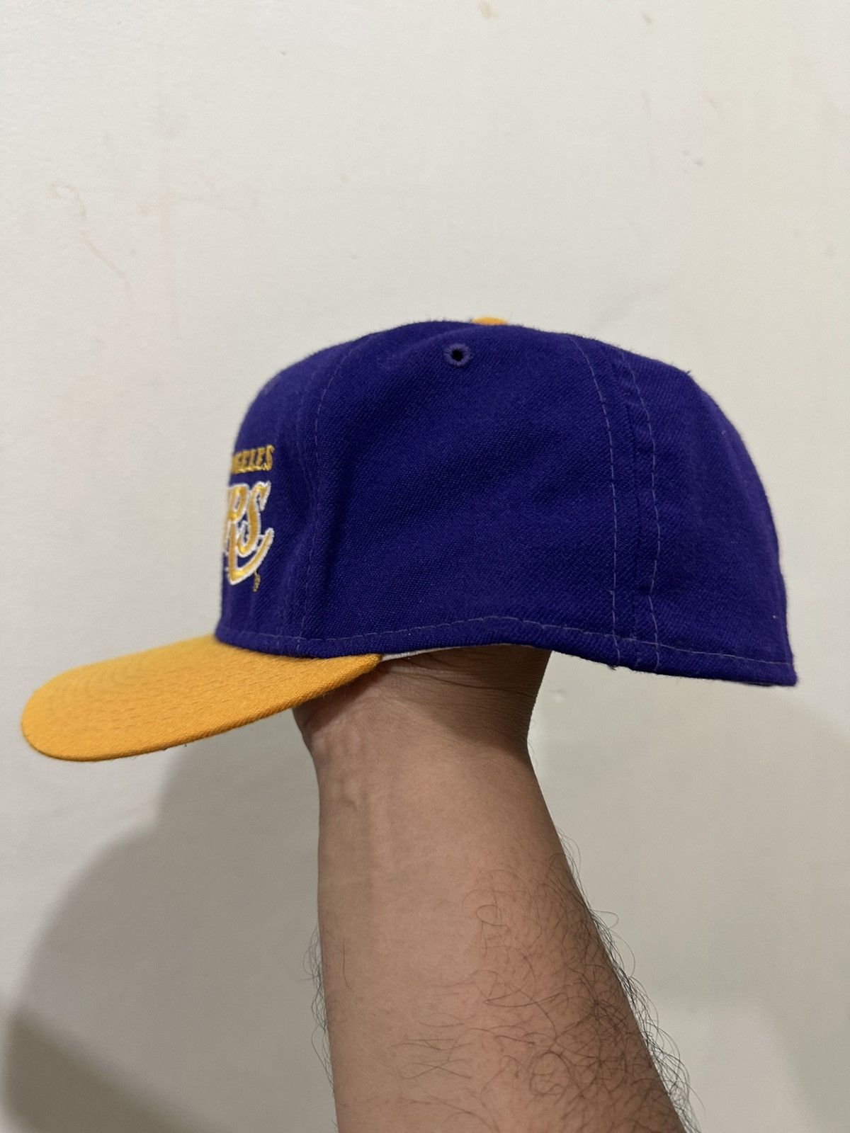 NBA 90’s Lakers Sport Specialties Snapback Size 7 3/8 Size ONE SIZE - 4 Thumbnail