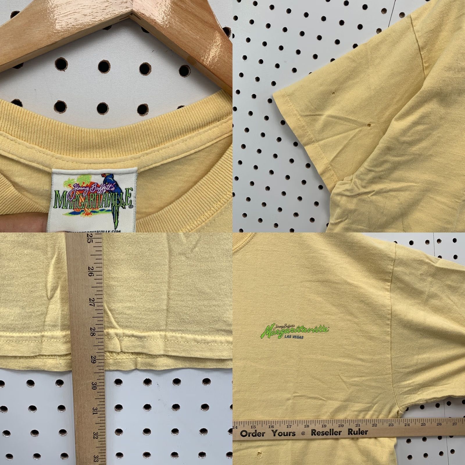 Vintage VINTAGE Margaritaville Shirt Yellow Adult XL Mens 23.5x29 Las Vegas Jimmy Buffett Margaritaville Shirt Yellow XL Mens Size US XL / EU 56 / 4 - 9 Thumbnail