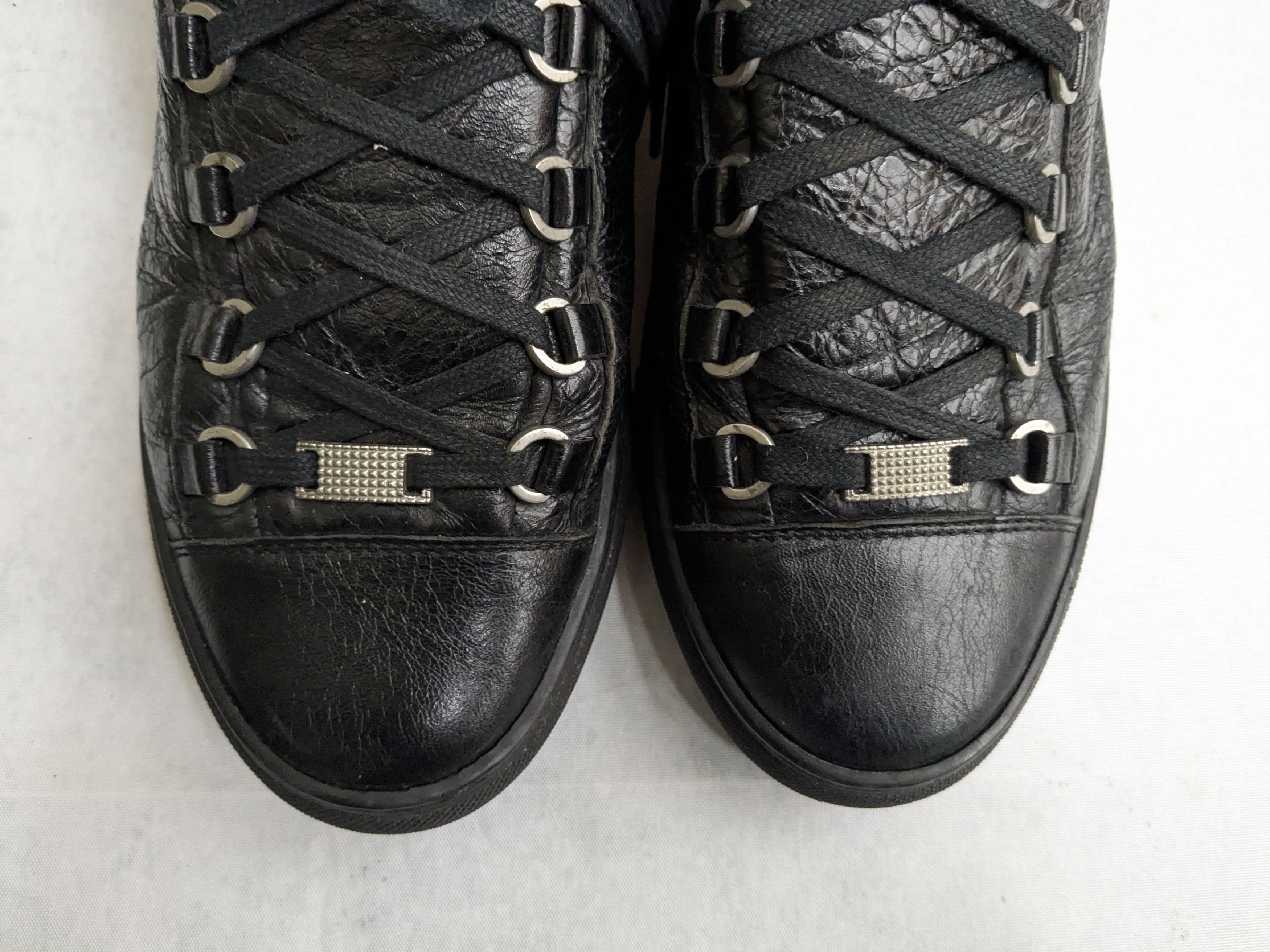 Balenciaga Balenciaga Arena Sneakers Black 10 Leather High Tops Size US 10 / EU 43 - 4 Thumbnail