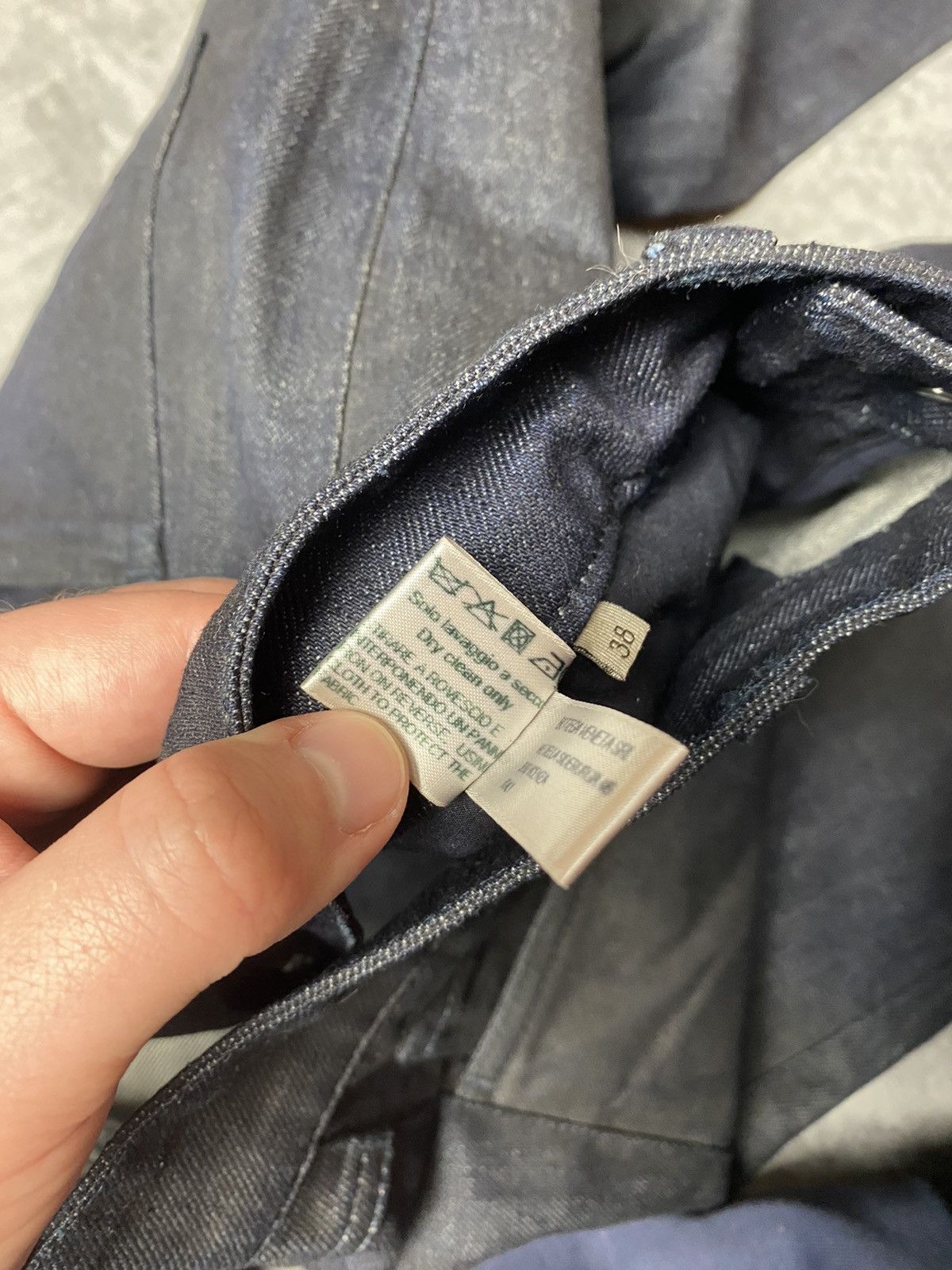 Bottega Veneta Bottega Veneta Women's Straight-Leg Dark Blue Jeans Size 26" / US 2 / IT 38 - 11 Thumbnail