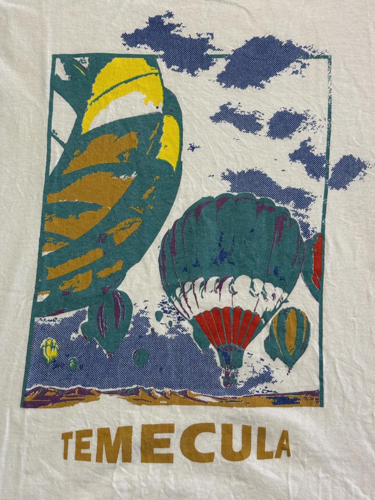 Delta Vintage Temecula Hot Air Balloons T-shirt Tourist Shirt - L Size US L / EU 52-54 / 3 - 3 Thumbnail