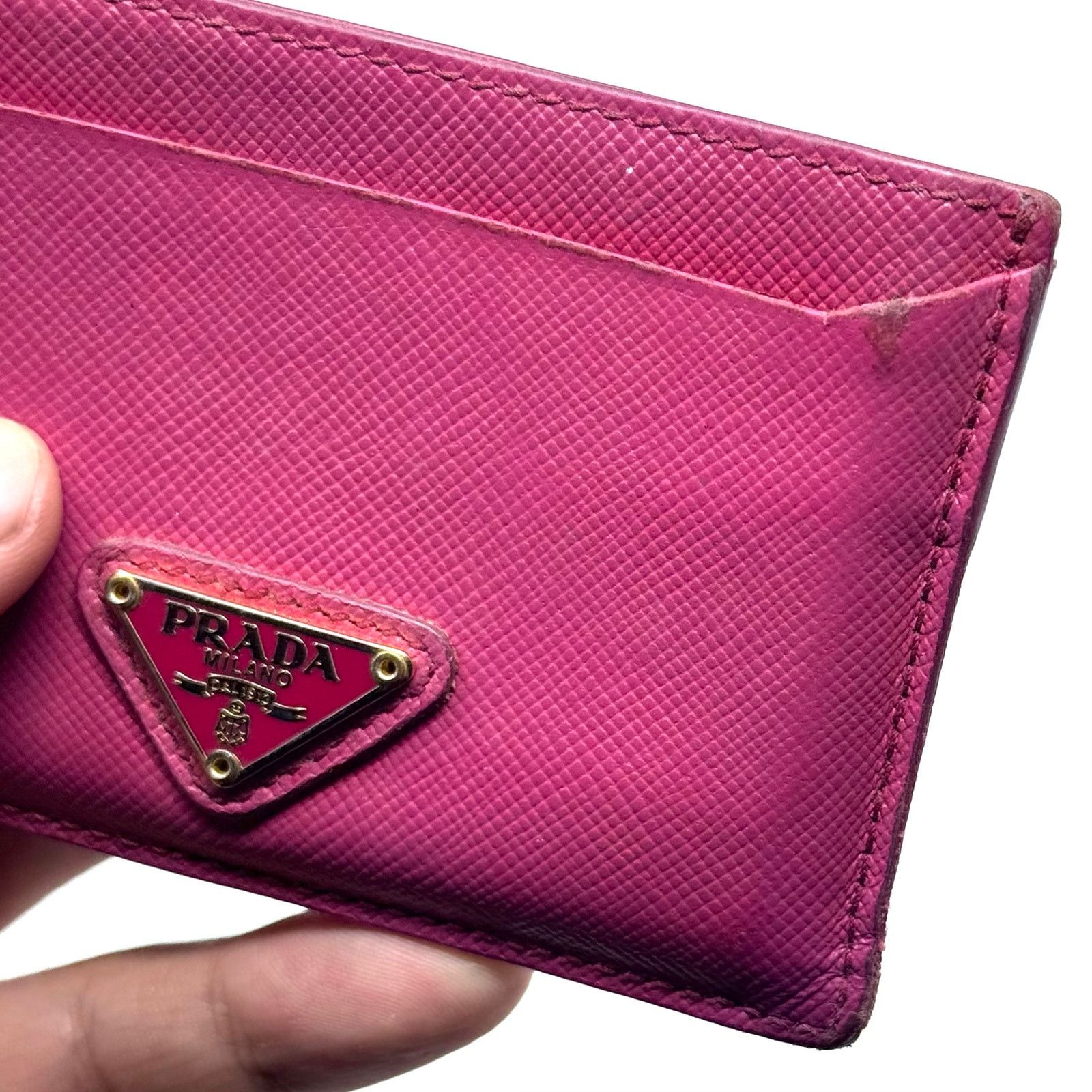 Prada Prada Pink Cardholder Wallet Size ONE SIZE - 13 Thumbnail