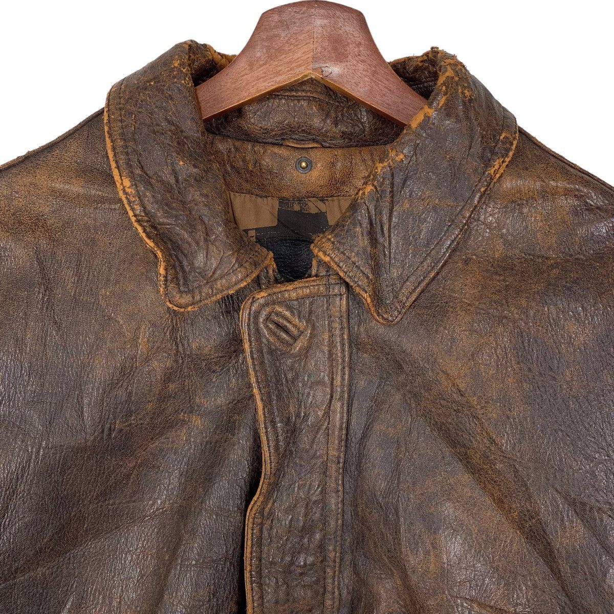 Vintage Vintage Sheep Skin Leather Jacket Size US L / EU 52-54 / 3 - 2 Thumbnail