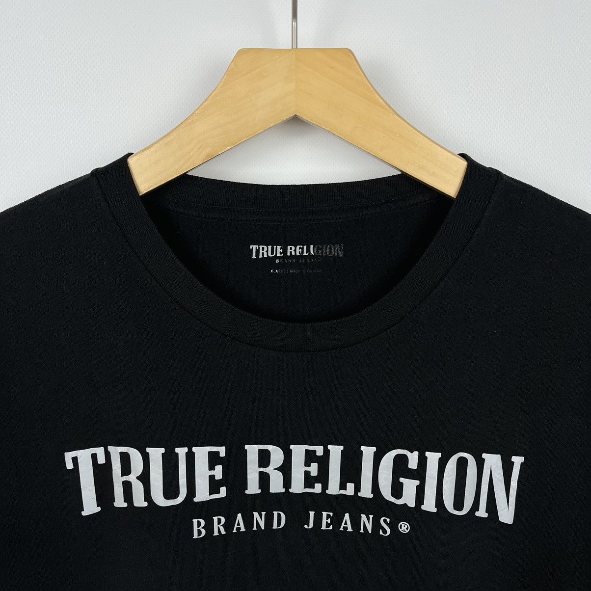 True Religion Vintage True Religion y2k reflective big logo T Shirt 00’s Size US L / EU 52-54 / 3 - 6 Thumbnail