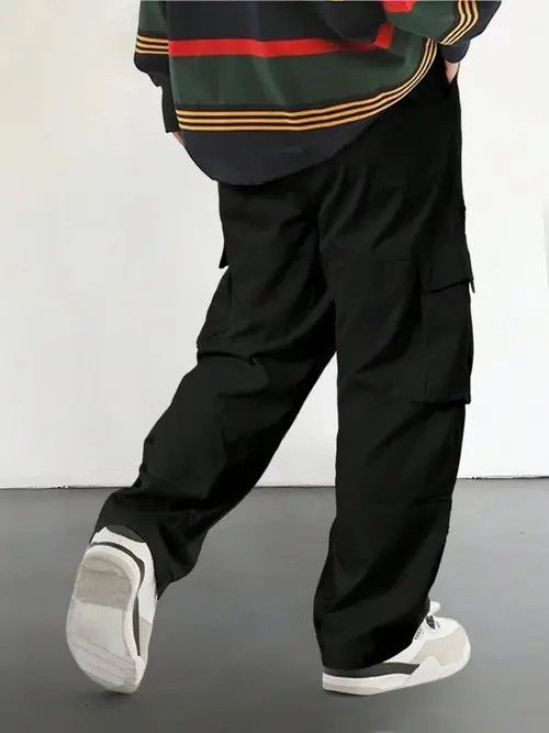 Designer × Japanese Brand × Vintage y2k baggy cargo hiphop Parachute pants Size US 35 - 2 Thumbnail