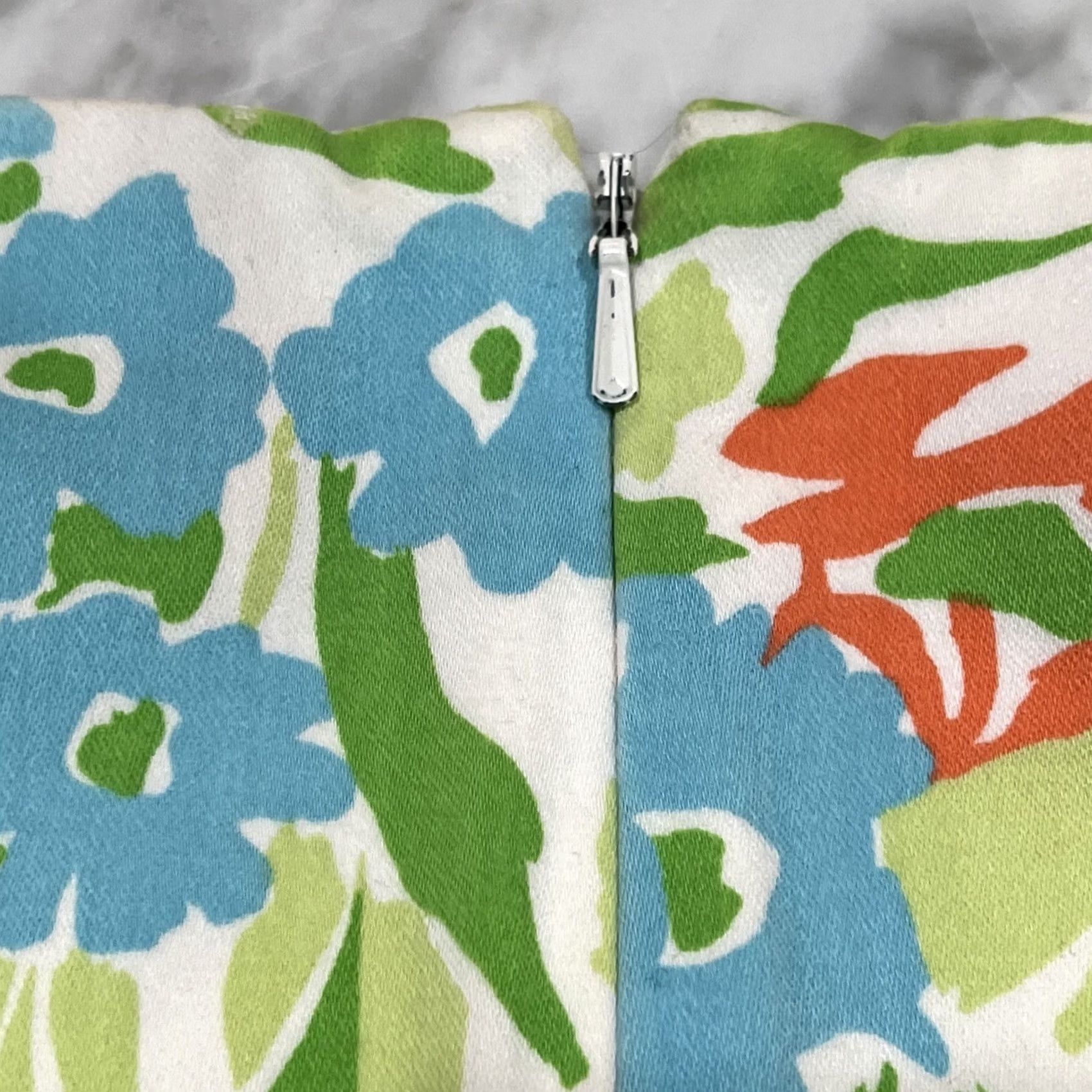 Ralph Lauren Lauren Ralph Lauren Skirt Women’s 8 Floral Back Zipper Cotton Spandex Short Multicolor Size 30" / US 8 / IT 44 - 4 Thumbnail