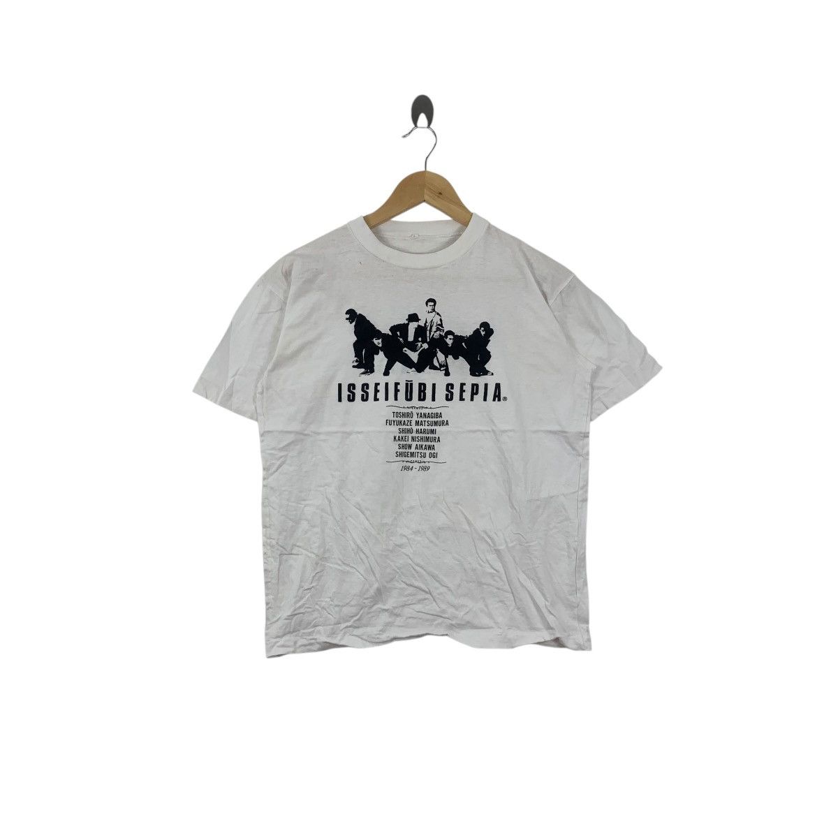 Band Tees Vintage 1989 ISSEI FUBI SEPIA Street Performance Group Tee Size S / US 4 / IT 40 - 1 Thumbnail