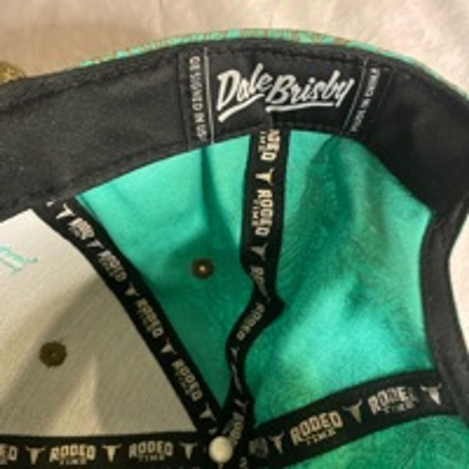 Other Dale Brisby “Ol’ Son” Snapback Rodeo Time Turquoise Paisley Size ONE SIZE - 7 Thumbnail