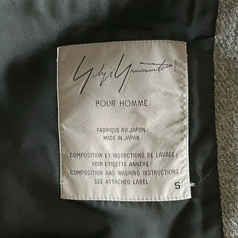 Yohji Yamamoto Yohji Yamamoto Yohji Yamamoto Gray Suit Jacket with Unique Size US S / EU 44-46 / 1 - 3 Thumbnail