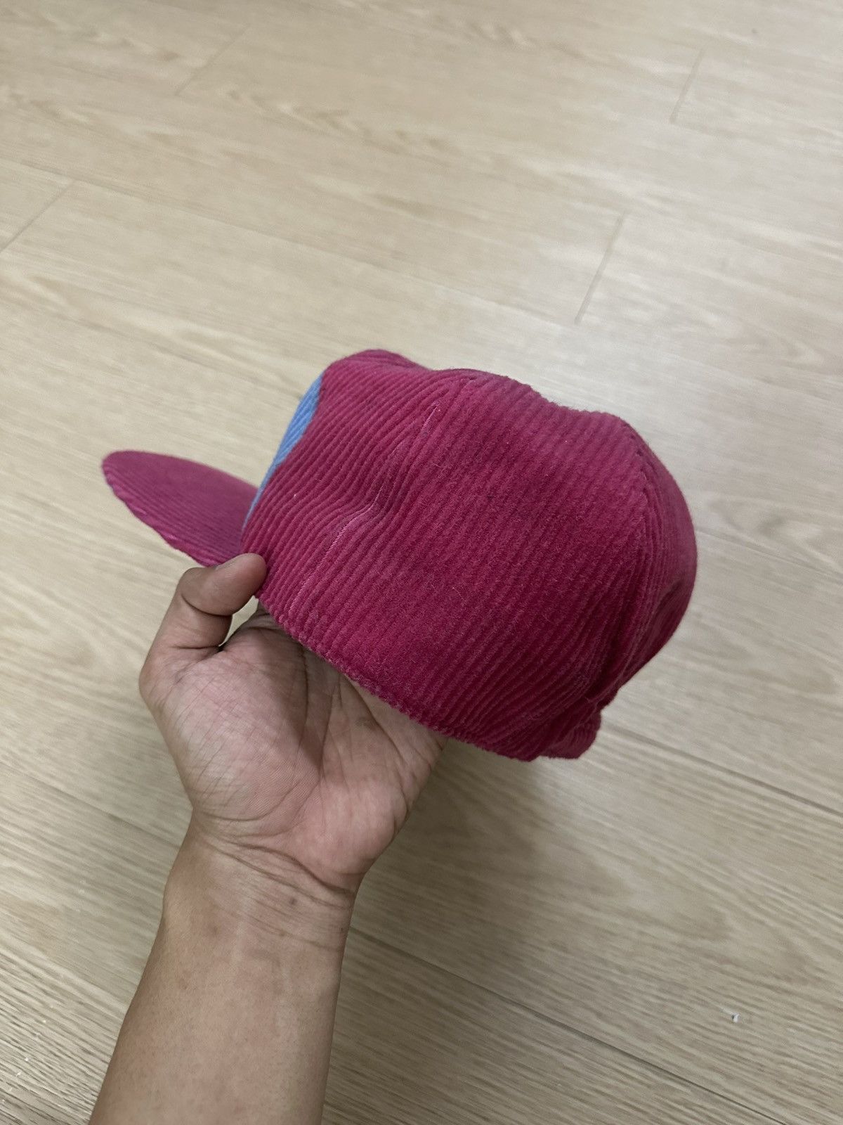 Vintage × Yamaha Rare Beautiful Vintage Yamaha Racing Team Corduroy Cap Size ONE SIZE - 8 Thumbnail