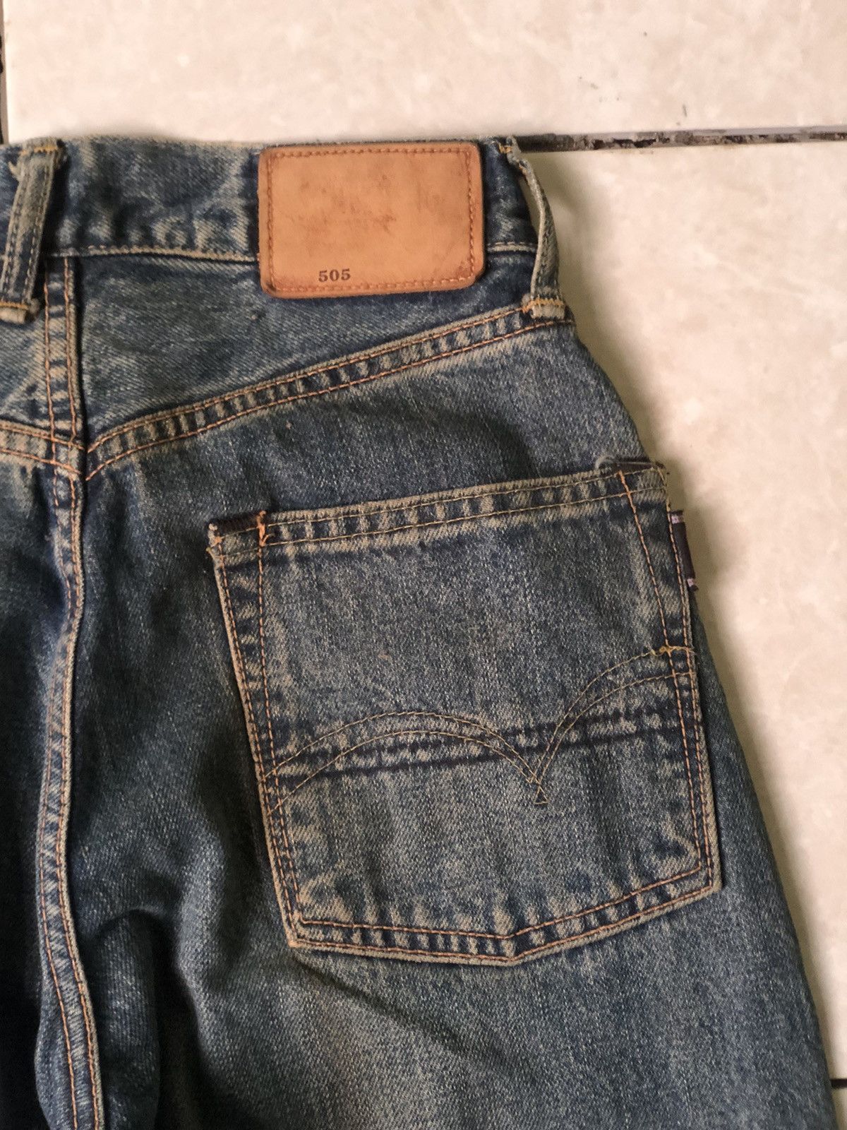 Edwin × Japanese Brand × Vintage 🔥Vintage EDWIN 505 Denim👖 Size US 26 / EU 42 - 13 Thumbnail