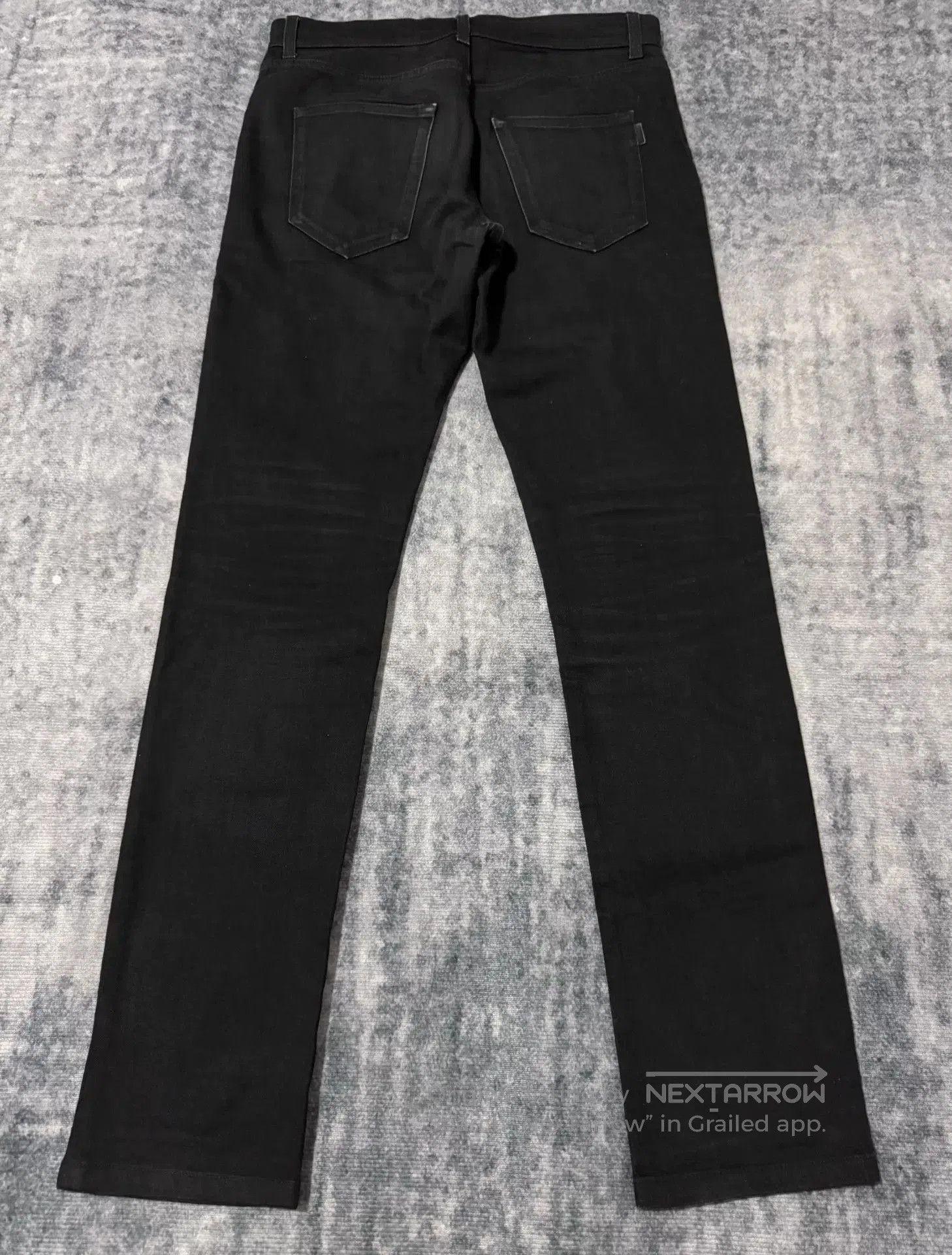 Saint Laurent Paris Saint Laurent Black Distressed Jeans. Size US 30 / EU 46 - 2 Thumbnail
