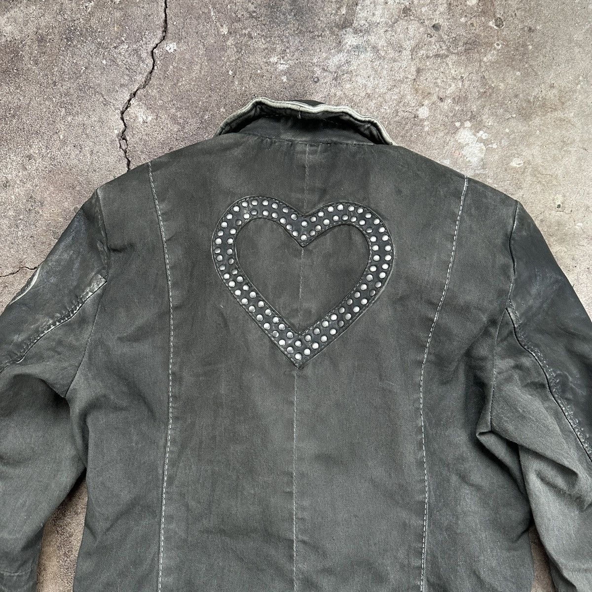 If Six Was Nine Vintage Amy by Amy Vermont Leather/Denim Jacket Size M / US 6-8 / IT 42-44 - 9 Thumbnail