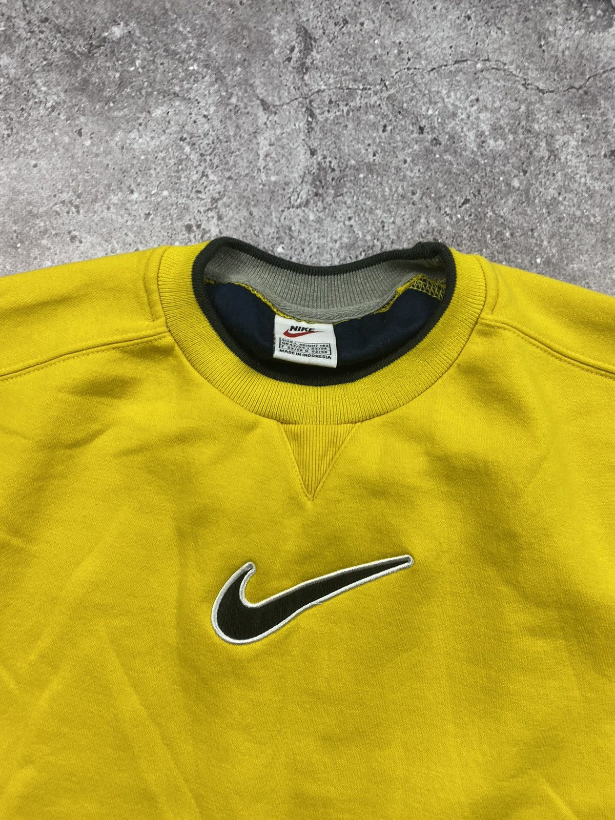 Nike × Vintage Vintage Nike Y2K centre swoosh oversized sweatshirt 00‘s Size US L / EU 52-54 / 3 - 2 Thumbnail