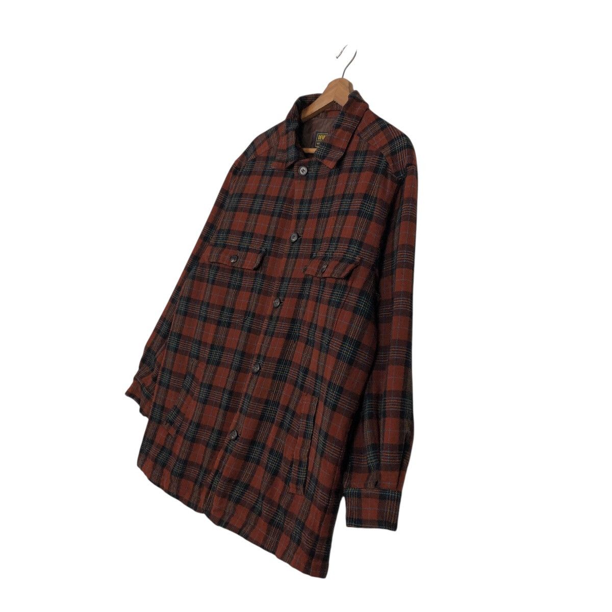 Japanese Brand 📌Vintage Wool Jacket Tartan Design Devanray Issey Miyake Size US M / EU 48-50 / 2 - 3 Thumbnail