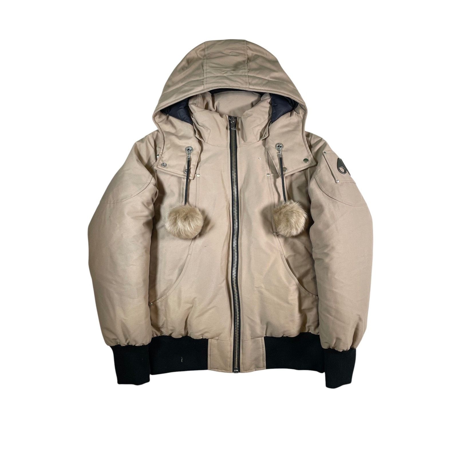 Moose Knuckles Moose Knuckles Tan Bomber Jacket Size US S / EU 44-46 / 1 - 1 Thumbnail