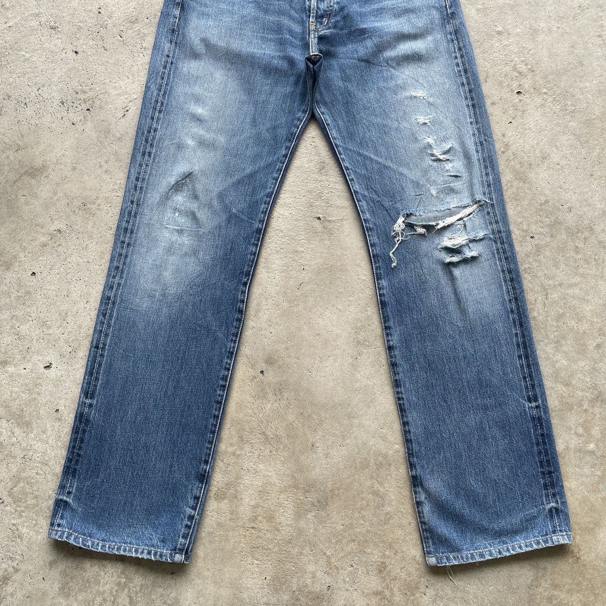 Levi's Vintage Clothing W32💥 Levis 503 Big E Vintage Distressed Jeans Faded Pants Size US 32 / EU 48 - 4 Thumbnail