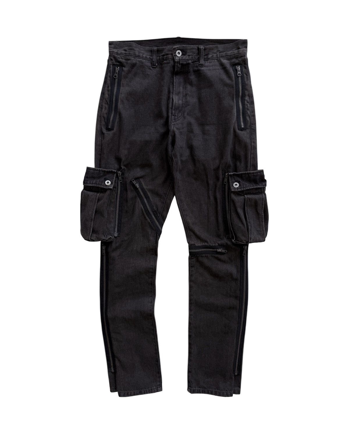 PPFM PPFM MULTI-POCKET CARGO JEANS Size US 33 - 14 Thumbnail